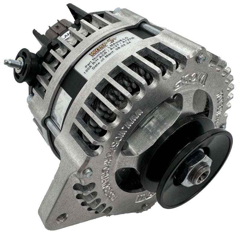 WOSPerformance 250A Lucas type RH Mount Race Alternator