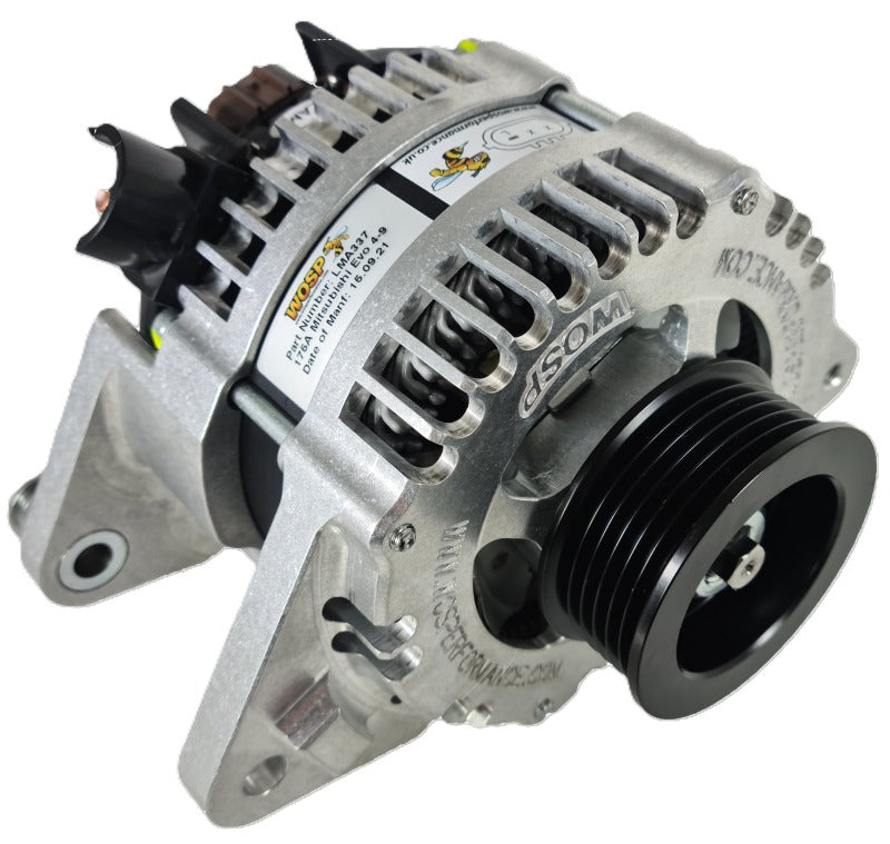 WOSPerformance Mitsubishi Lancer Evolution IV - IX 120A Externally Regulated Alternator
