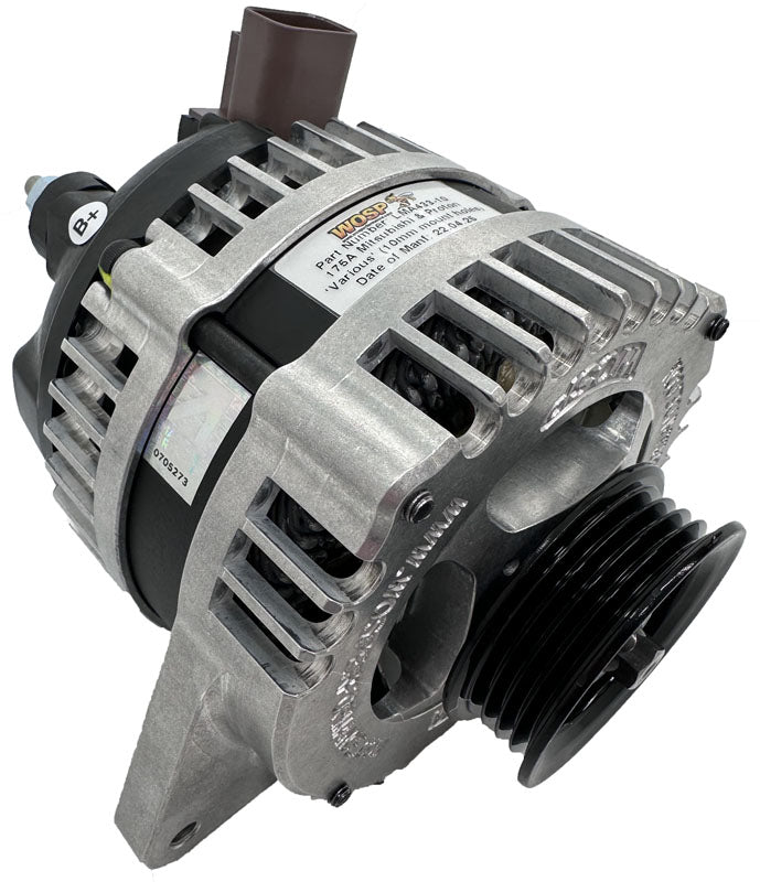 WOSPerformance Mitsubishi & Proton 'Various' 175A Alternator (10mm mount holes)