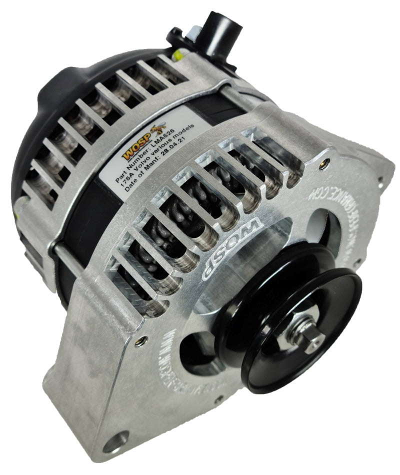 WOSPerformance Volvo 142 / 144 / 145 / 242 / 245 / Amazon / P1800 250A Alternator (Thick 41.5mm Lug)