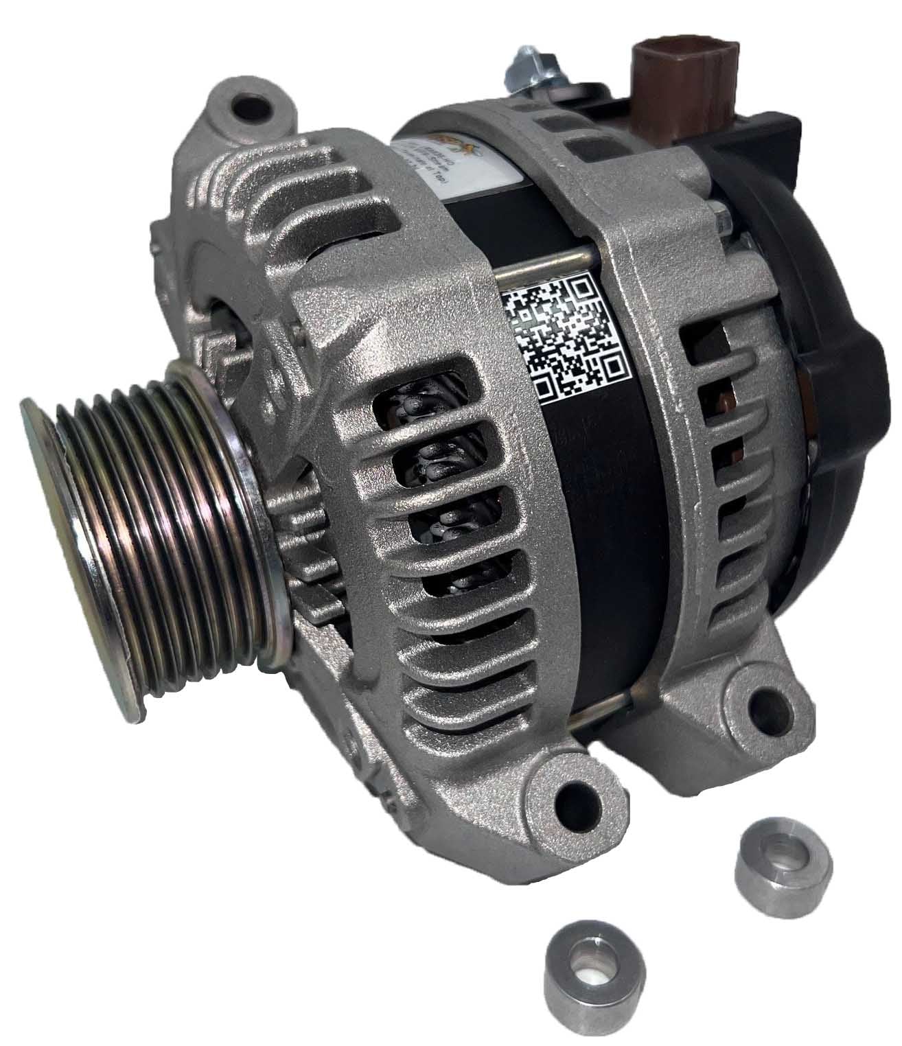 WOSPerformance Honda Civic / CR-V / FR-V / Stream 175A Externally Regulated Alternator (Terminals at Top)