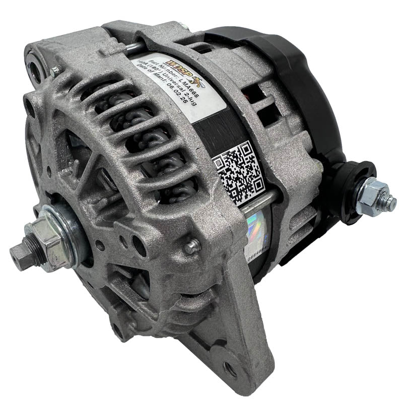 WOSPerformance 185A (180°) Universal 2-lug Race Alternator