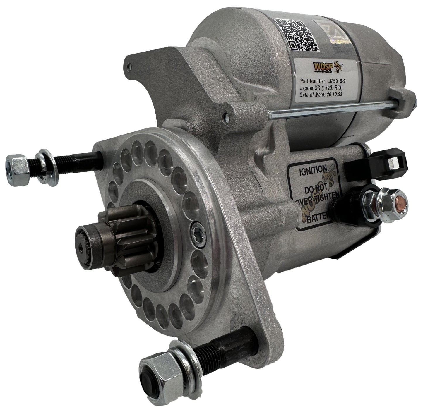 WOSPerformance Jaguar XK (9 tooth / 133 tooth ring gear) axial starter motor