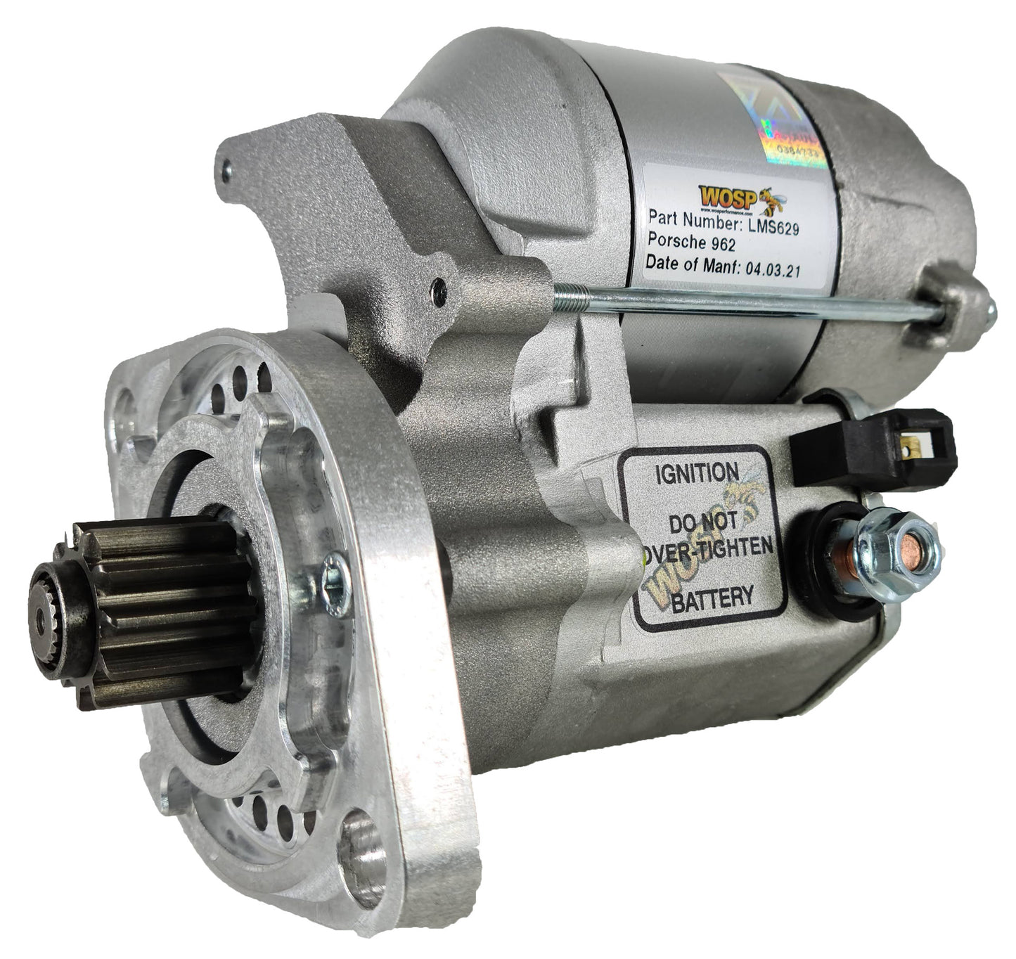 WOSPerformance Porsche 962 high torque starter motor