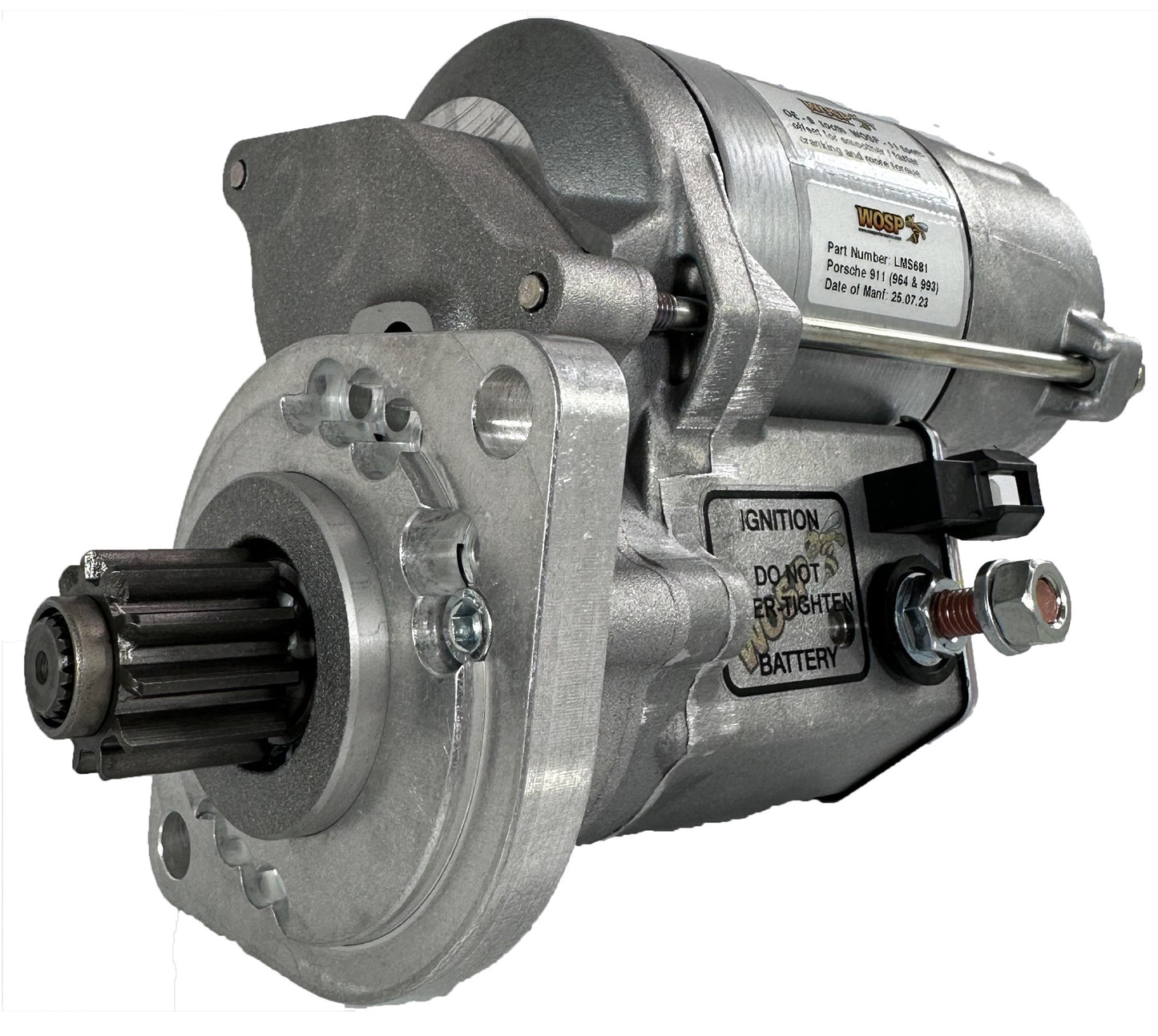 WOSPerformance Porsche 911 (964 & 993 Tiptronic / Auto) super-duty starter motor