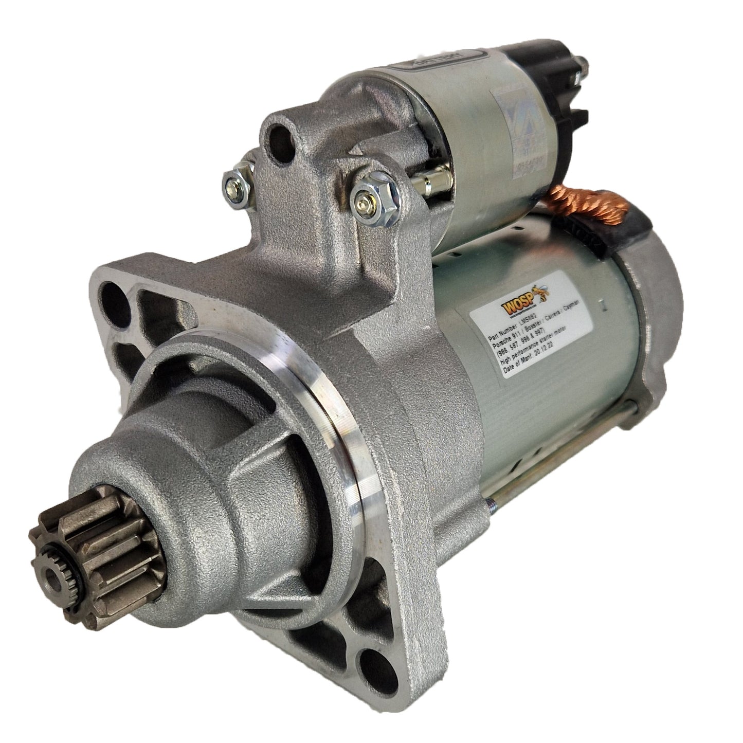 WOSPerformance Porsche 911 / Boxster / Carrera / Cayman (986, 987, 996 & 997) high performance starter motor