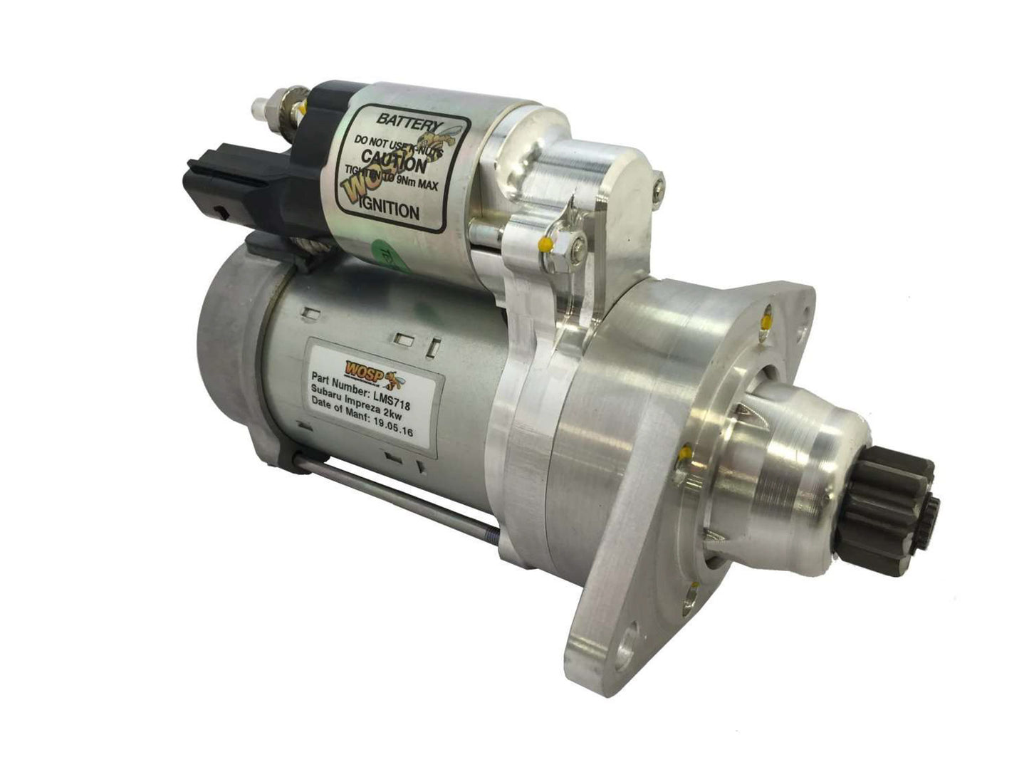 WOSPerformance Alpina / BMW / Morgan / Wiesmann super-duty high performance starter motor