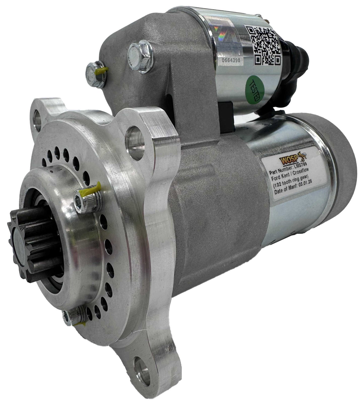 WOSPerformance Ford Kent / Crossflow (132 tooth ring gear) slimline starter motor
