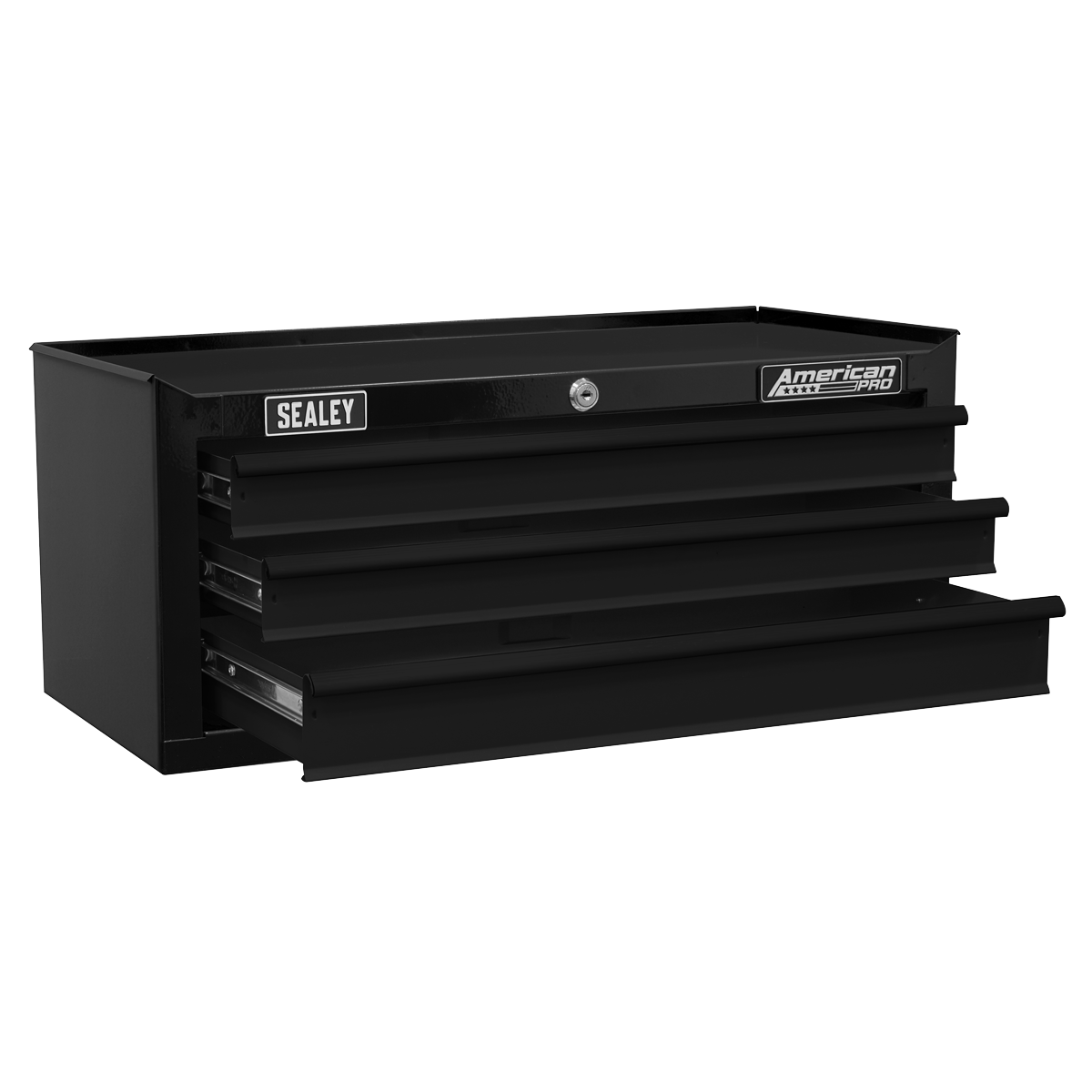 American Pro AP22309BK American PRO® Mid-Box Tool Chest 3 Drawer - Black