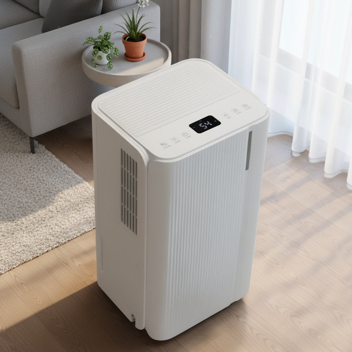 Baridi DH147 Baridi Dehumidifier with Digital Display & 24hr Timer 12L - White