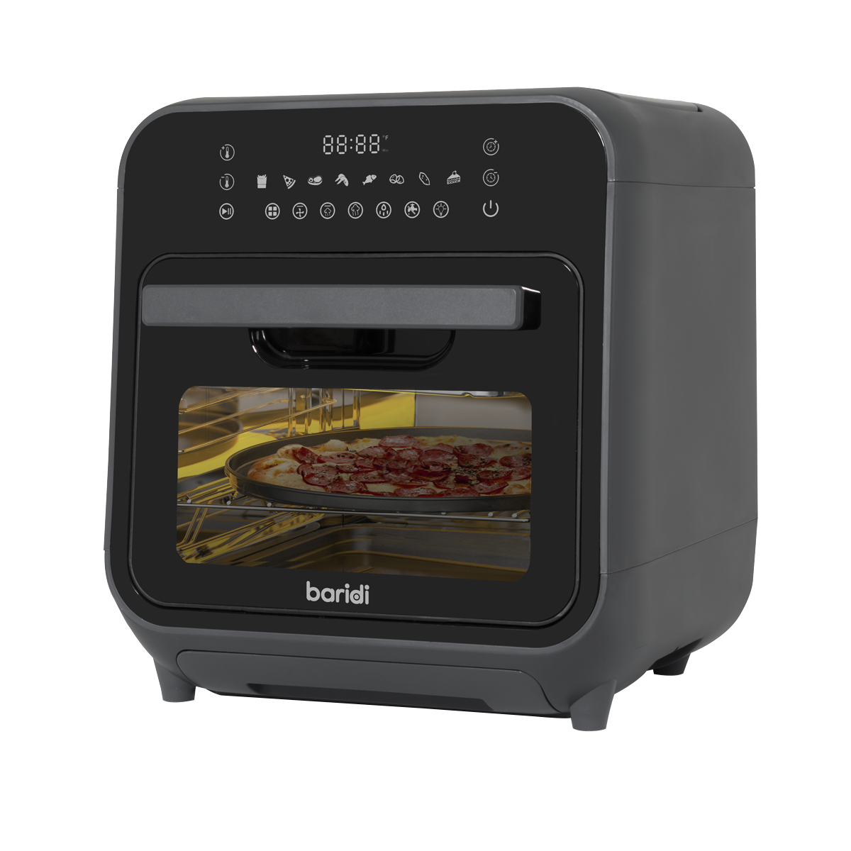Baridi DH171 Baridi Steam Air Fryer Oven 15L Capacity