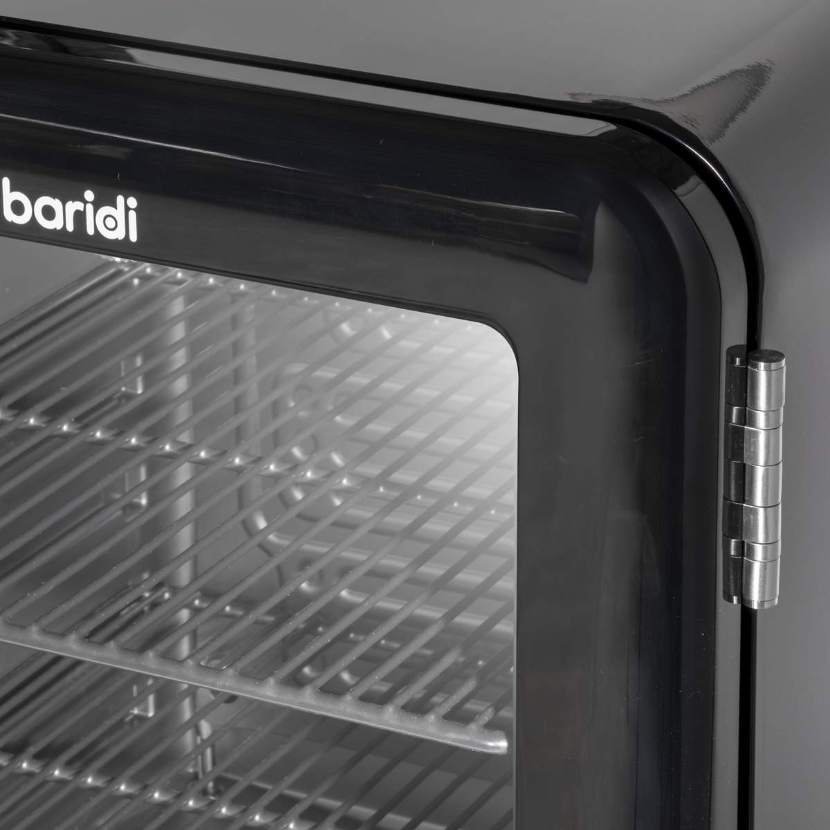 Baridi DH222 Baridi Retro Style Undercounter Drinks, Beer & Wine Fridge 70L - Black