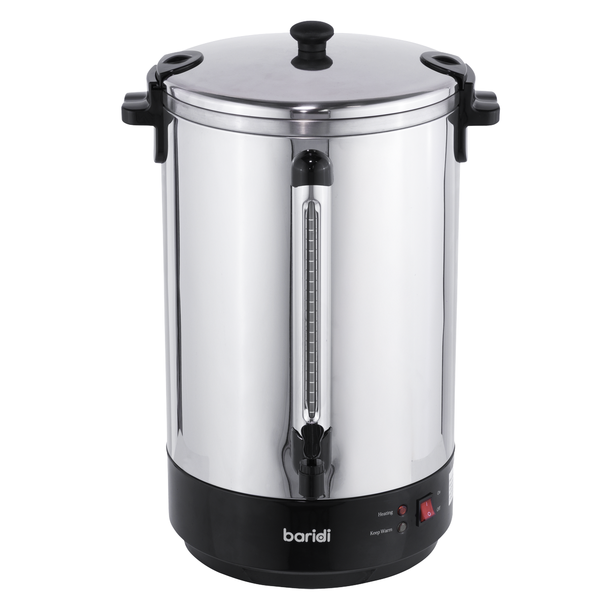 Baridi DH388 Baridi Hot Water Boiler, Tea Urn 30L Capacity - Stainless Steel