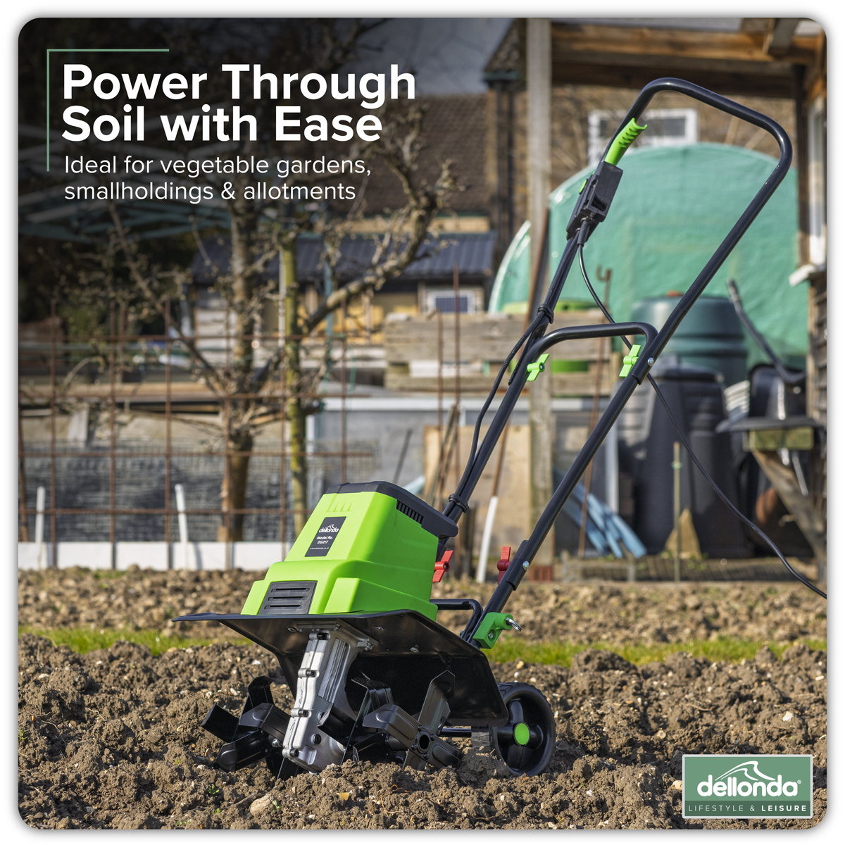 Dellonda DG217 Dellonda Electric Tiller/Cultivator 1500W