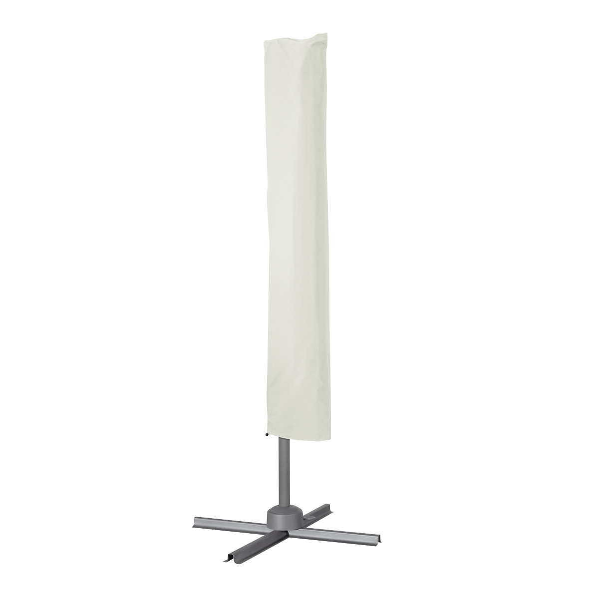 Dellonda DG268 Dellonda Cantilever Parasol with 360° Rotation, Tilt & Cover 3m - Cream
