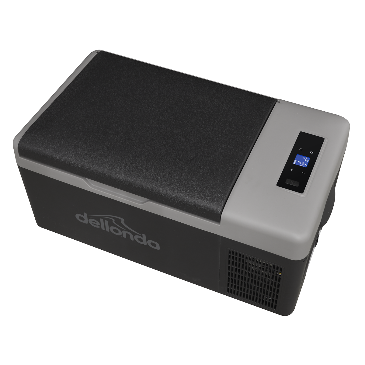 Dellonda DL130 Dellonda Portable Fridge Freezer/Cool Box with LED Display & AC/DC 230V Adaptor 15L