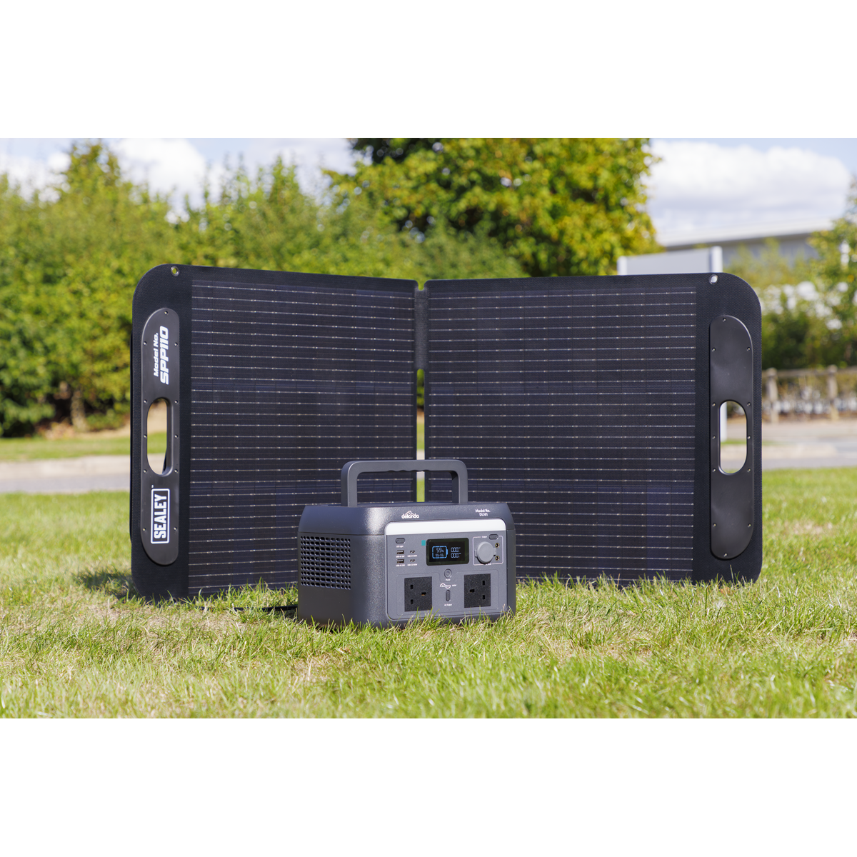 Dellonda DL179 Dellonda Portable Power Station 600W & ETFE Foldable Solar Panel 110W