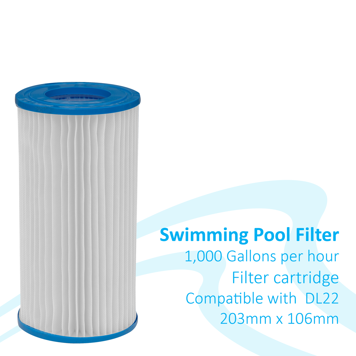 Dellonda DL48 Dellonda Swimming Pool Filter Cartridge