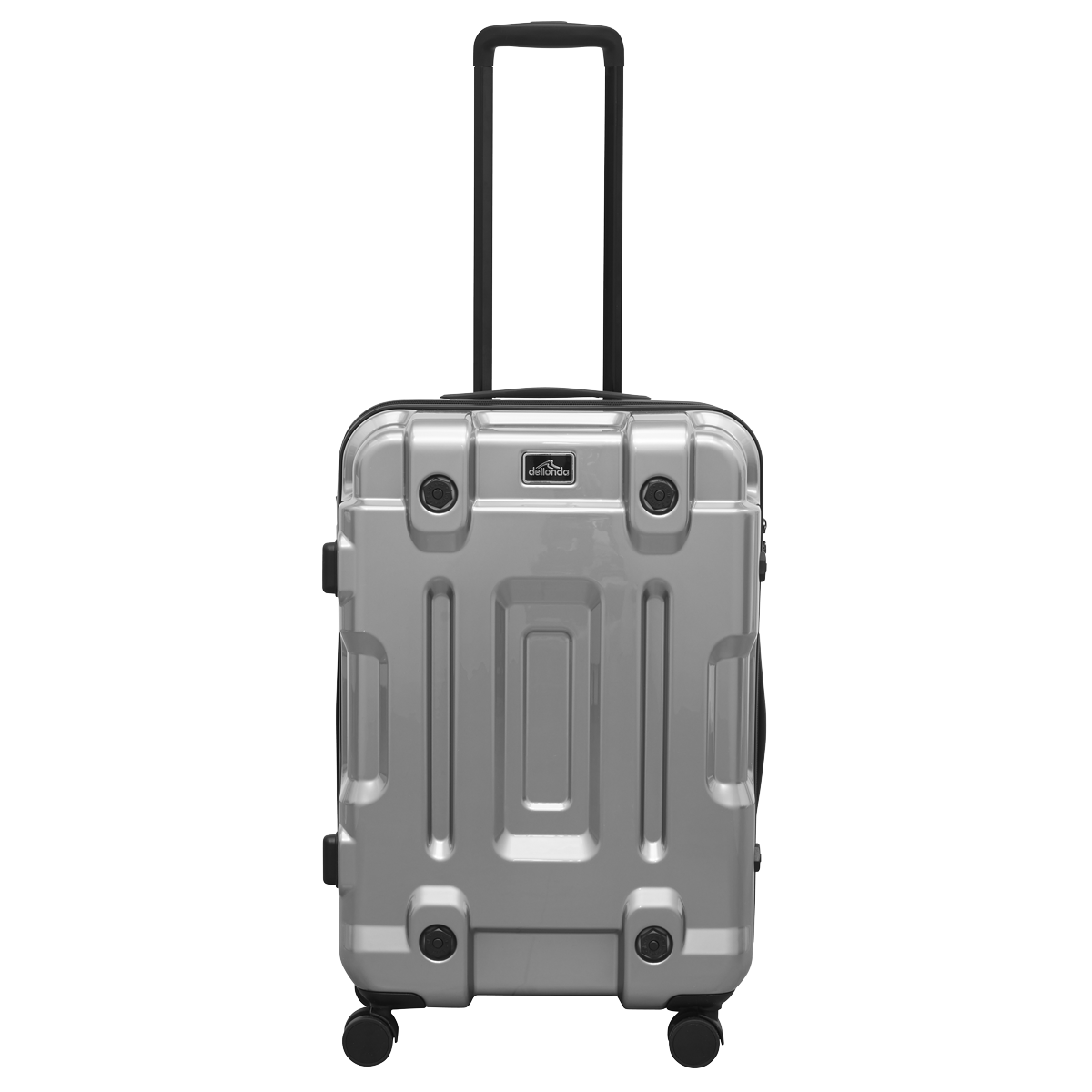 Dellonda DL9 Dellonda Lightweight ABS Luggage Set 3pc - Silver