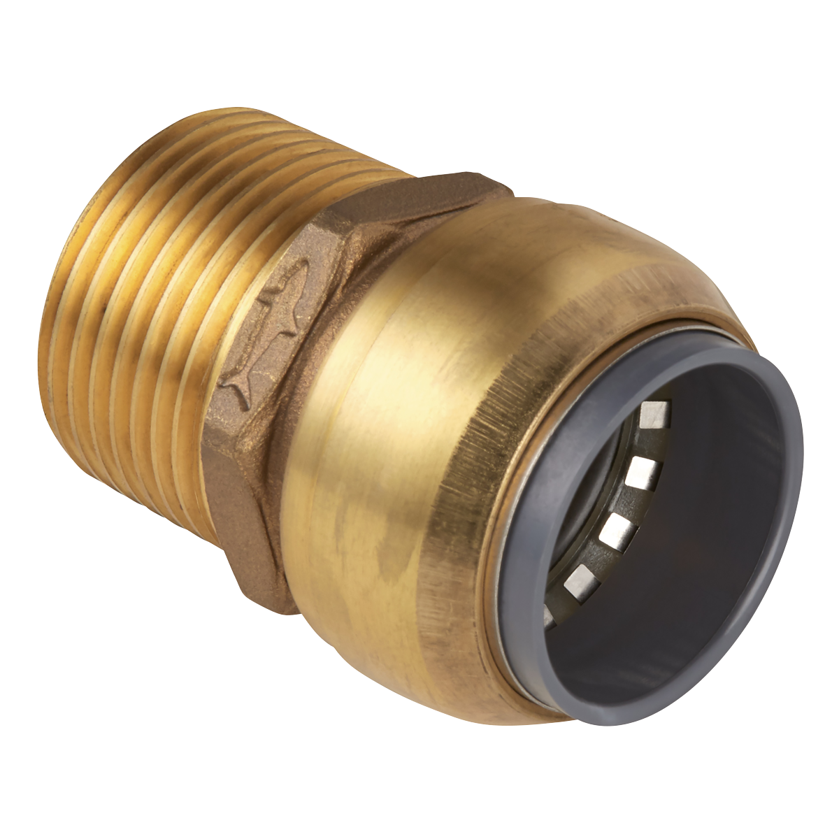 John Guest SBA28BSA SharkBite® Brass Straight Adaptor 28mm x 1"BSPT