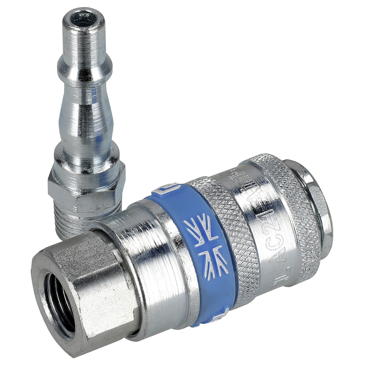 PCL AC61 PCL Air Tool Coupling Kit 1/4"BSPT 2pc