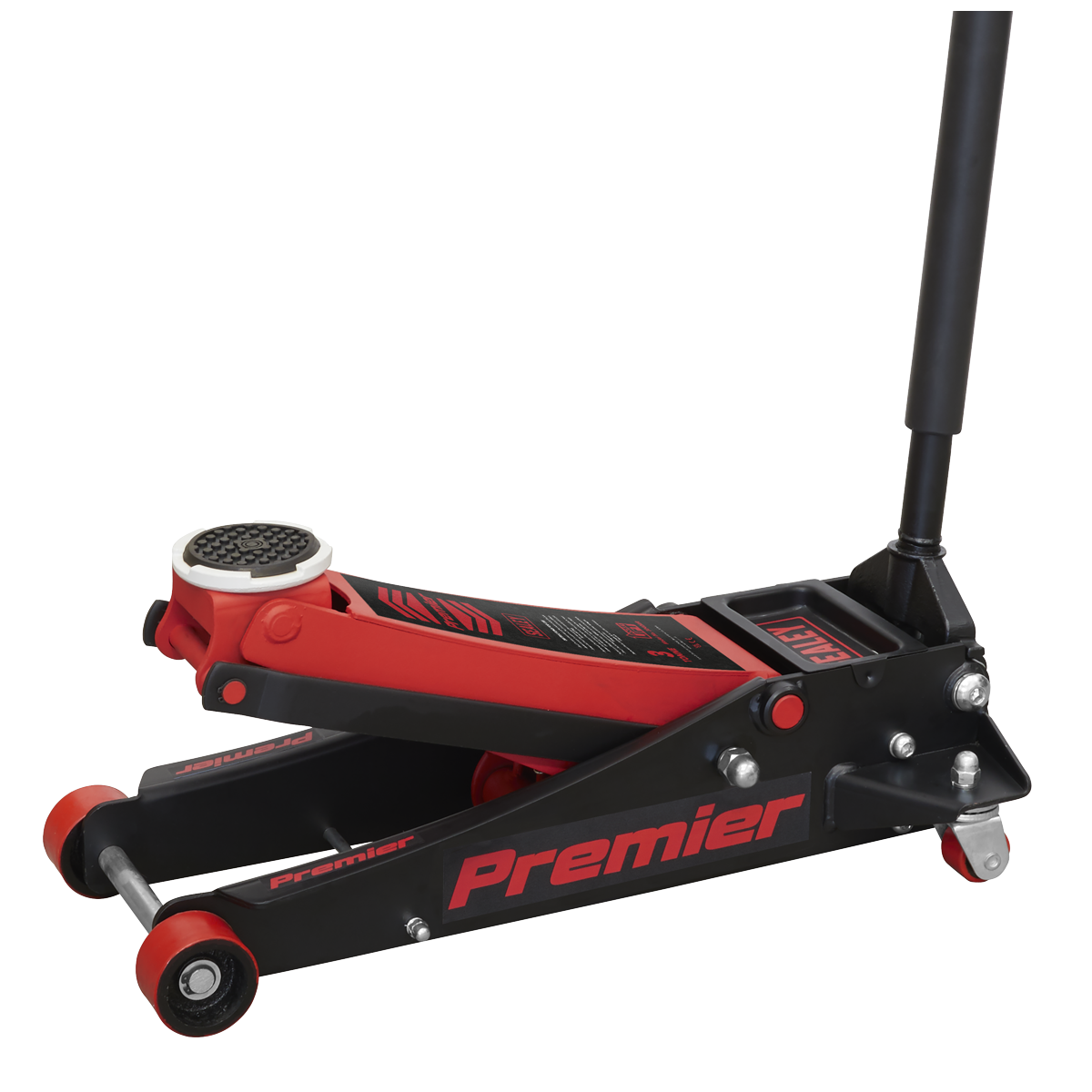 Premier 3040AR Premier Low Profile Trolley Jack with Rocket Lift 3 Tonne - Red