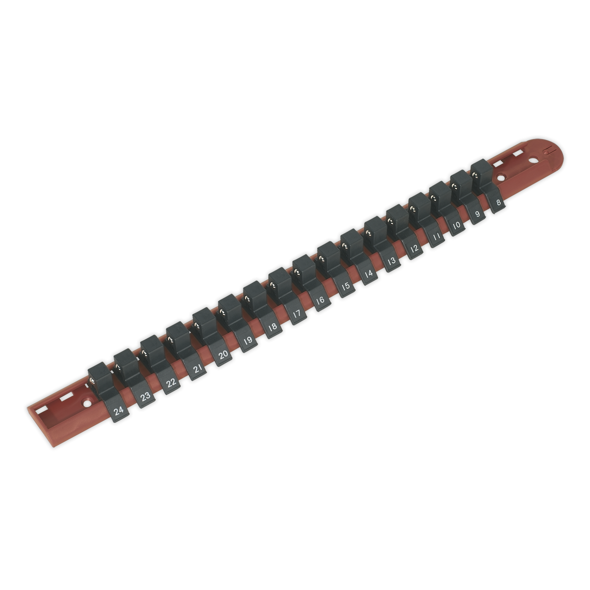 Premier AK1217 Premier Socket Retaining Rail with 17 Clips 1/2"Sq Drive