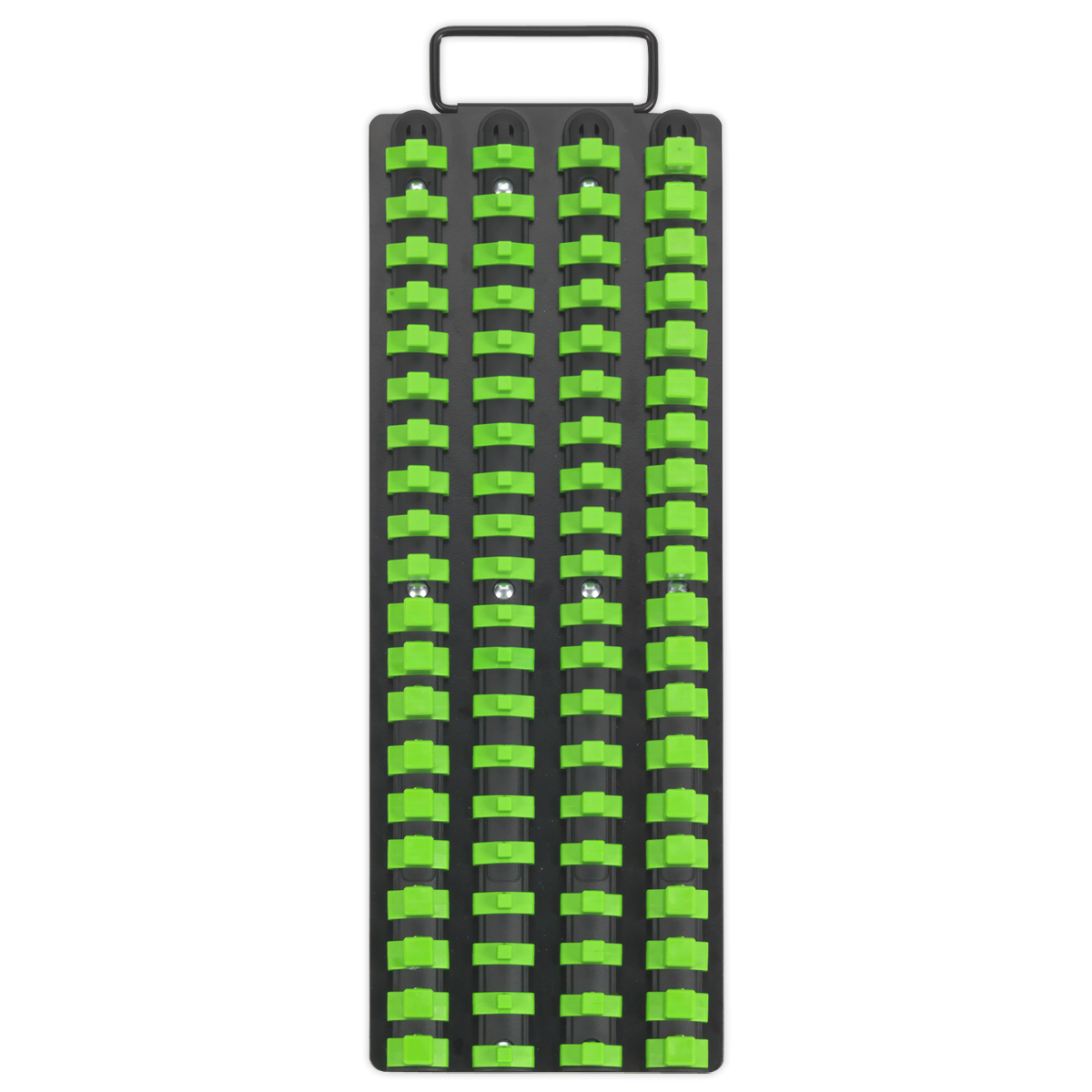 Premier AK27051HV Premier Socket Rail Tray 1/4", 3/8" & 1/2"Sq Drive - Hi-Vis Green