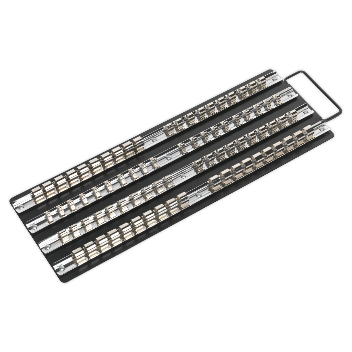 Premier AK271B Premier Socket Rail Tray 1/4", 3/8" & 1/2"Sq Drive - Black