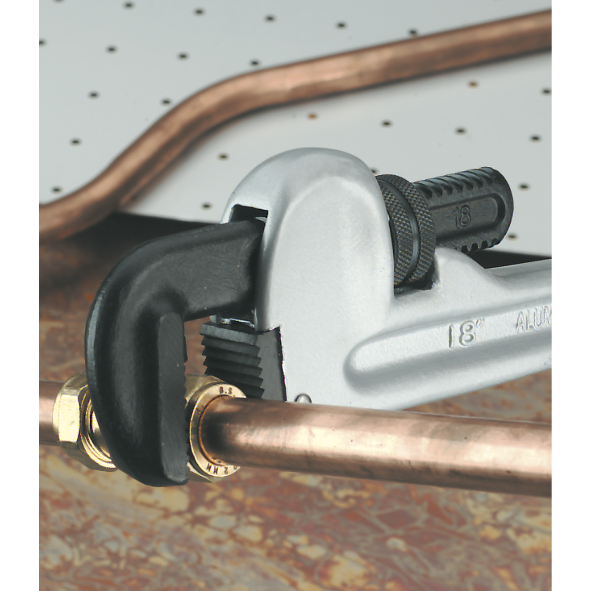 Premier AK5107 Premier Aluminium Alloy Pipe Wrench European Pattern 300mm