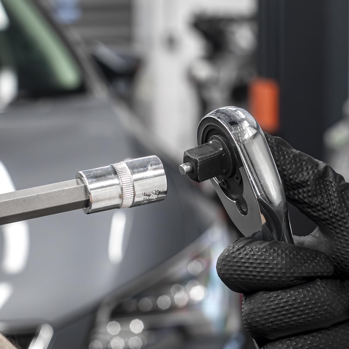 Premier AK5537 Premier Extra-Long Spline Socket Bit M12 x 800mm 1/2"Sq Drive