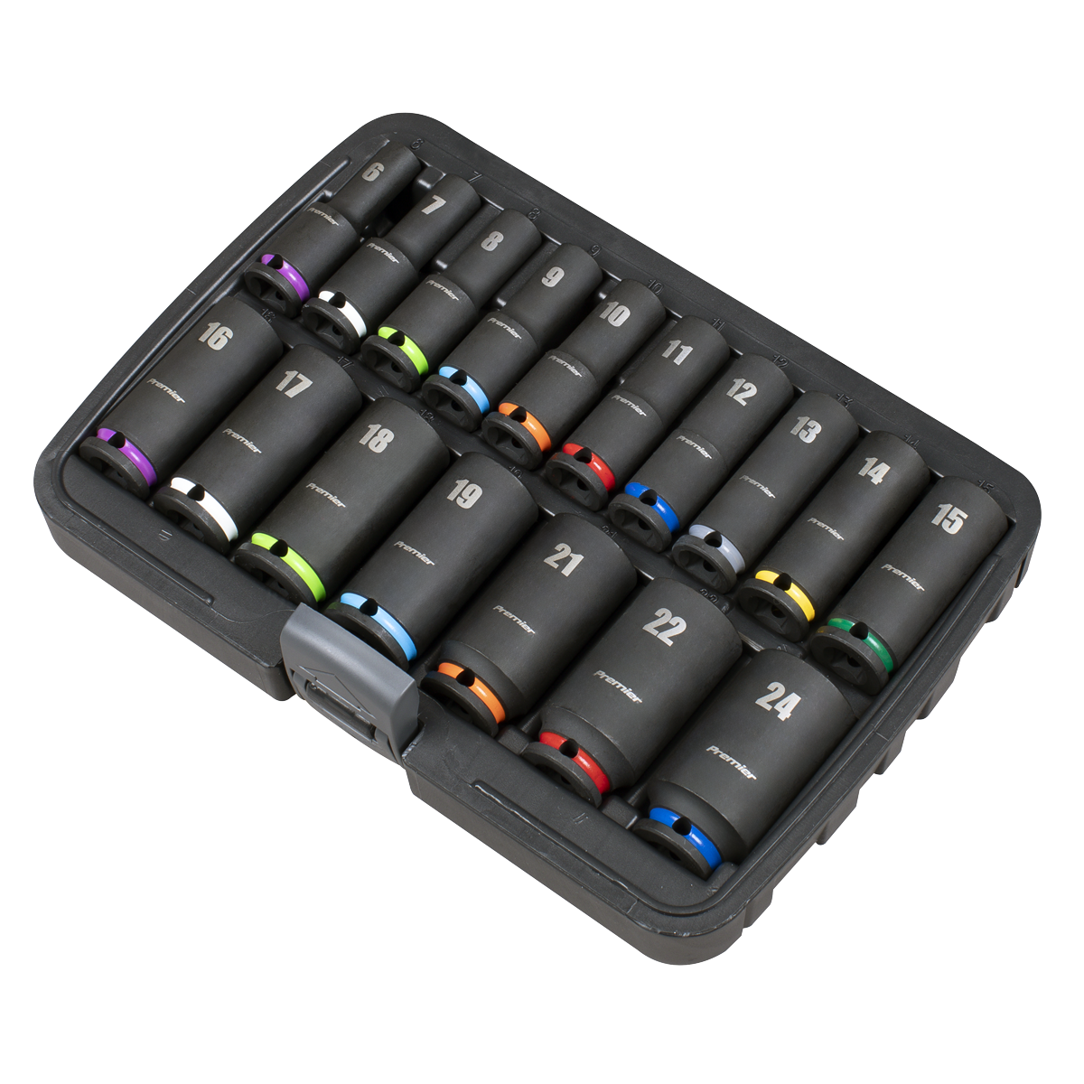 Premier AK68219 Deep Impact Socket Set 3/8”Sq Drive 17pc