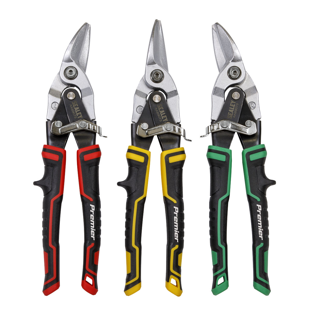 Premier AK69073 Premier High Leverage Aviation Tin Snip Set 3pc