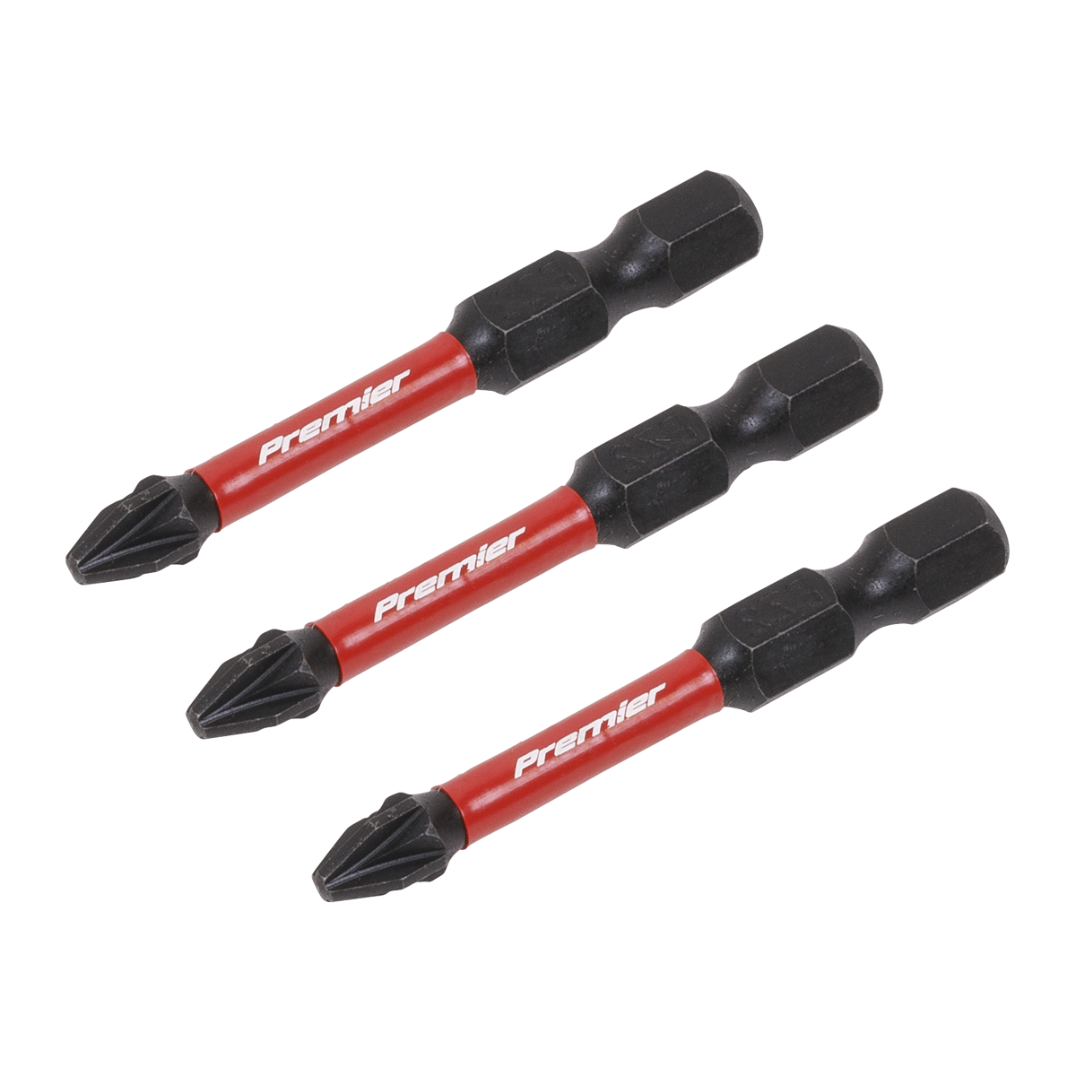 Premier AK8233 Premier Pozi Impact Power Tool Bits #2 x 50mm 3pc