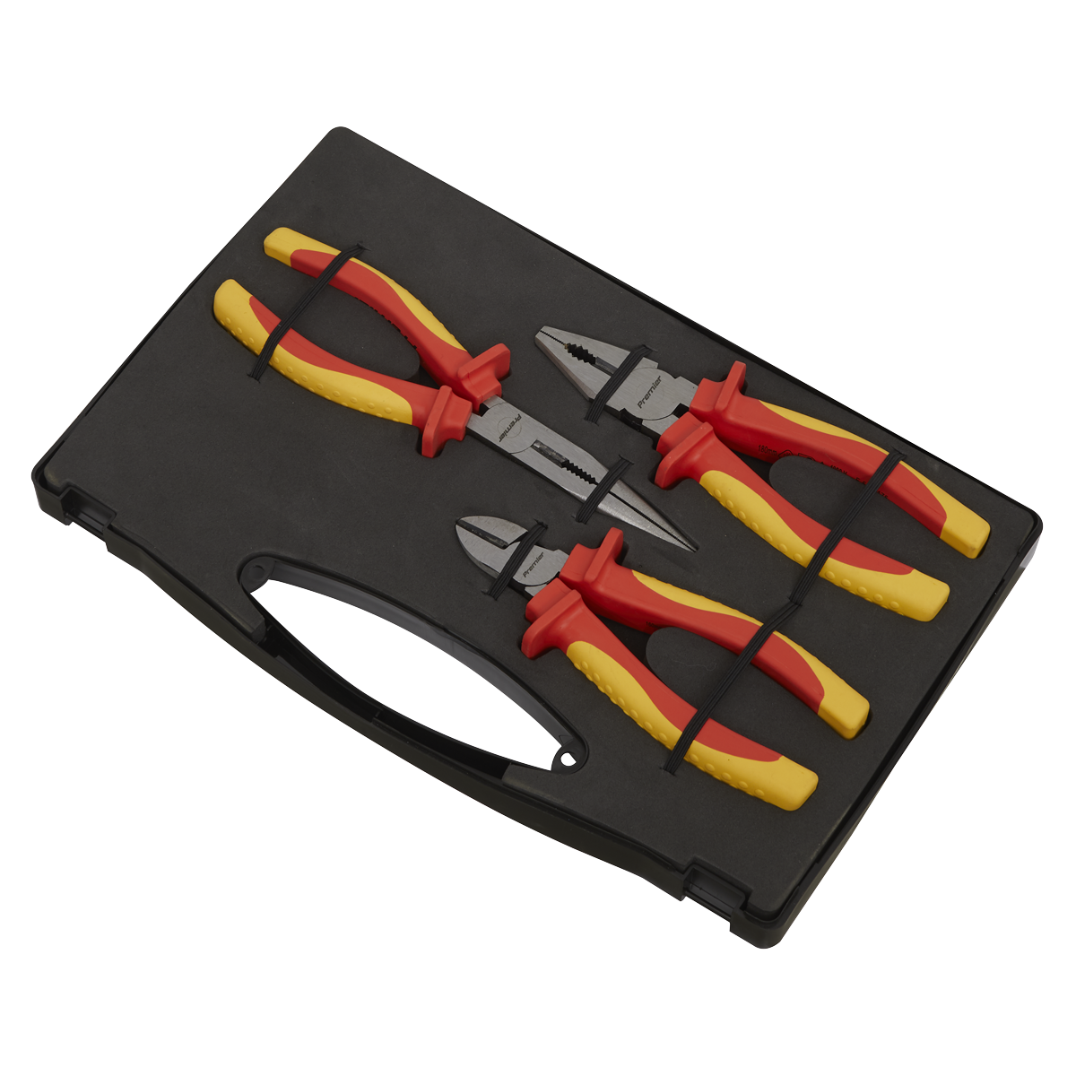 Premier AK83452 Premier Pliers Set 3pc - VDE Approved