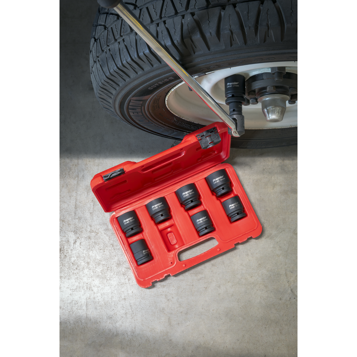 Premier AK886 Premier Impact Socket Set 3/4"Sq Drive 8pc