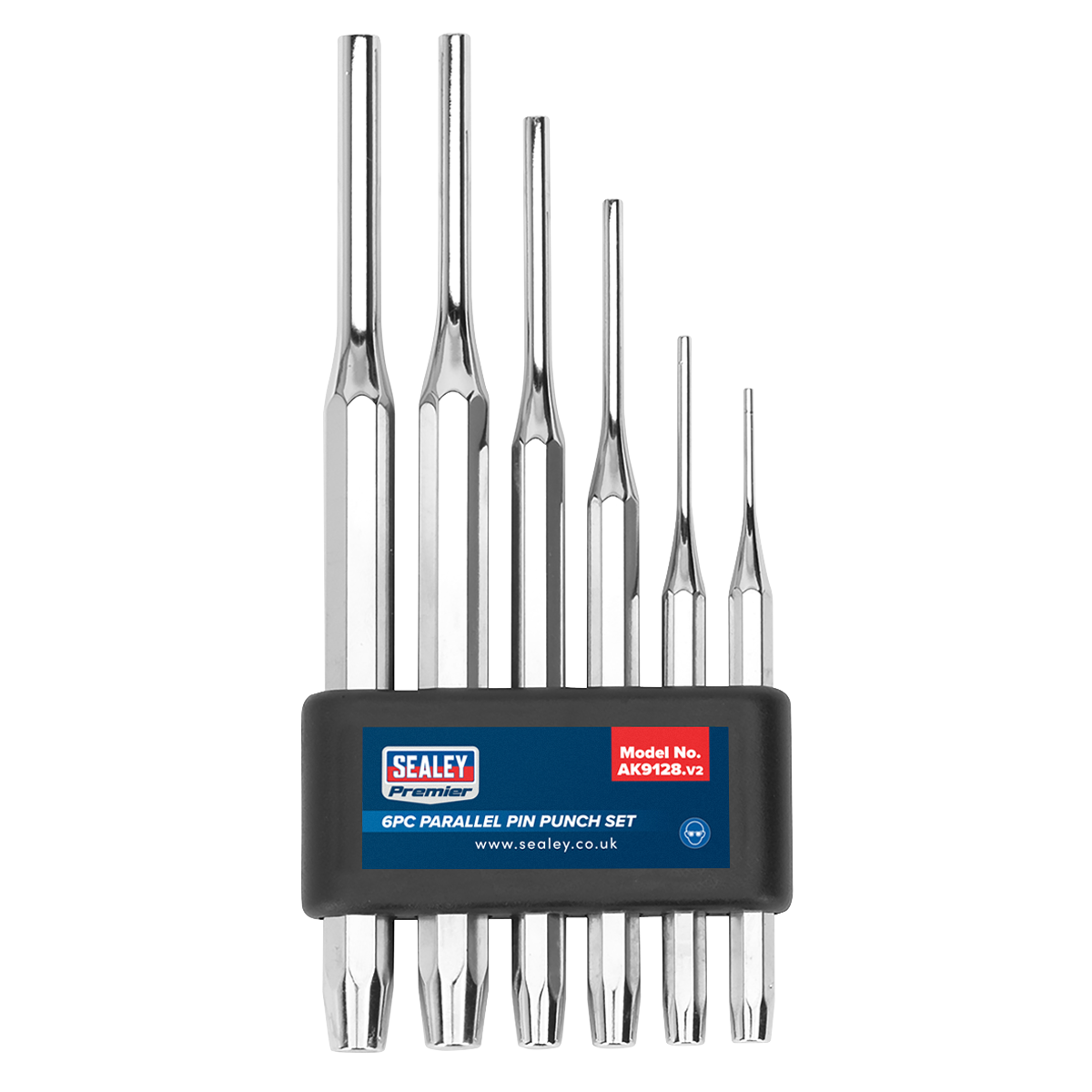Premier AK9128 Premier Parallel Pin Punch Set 6pc
