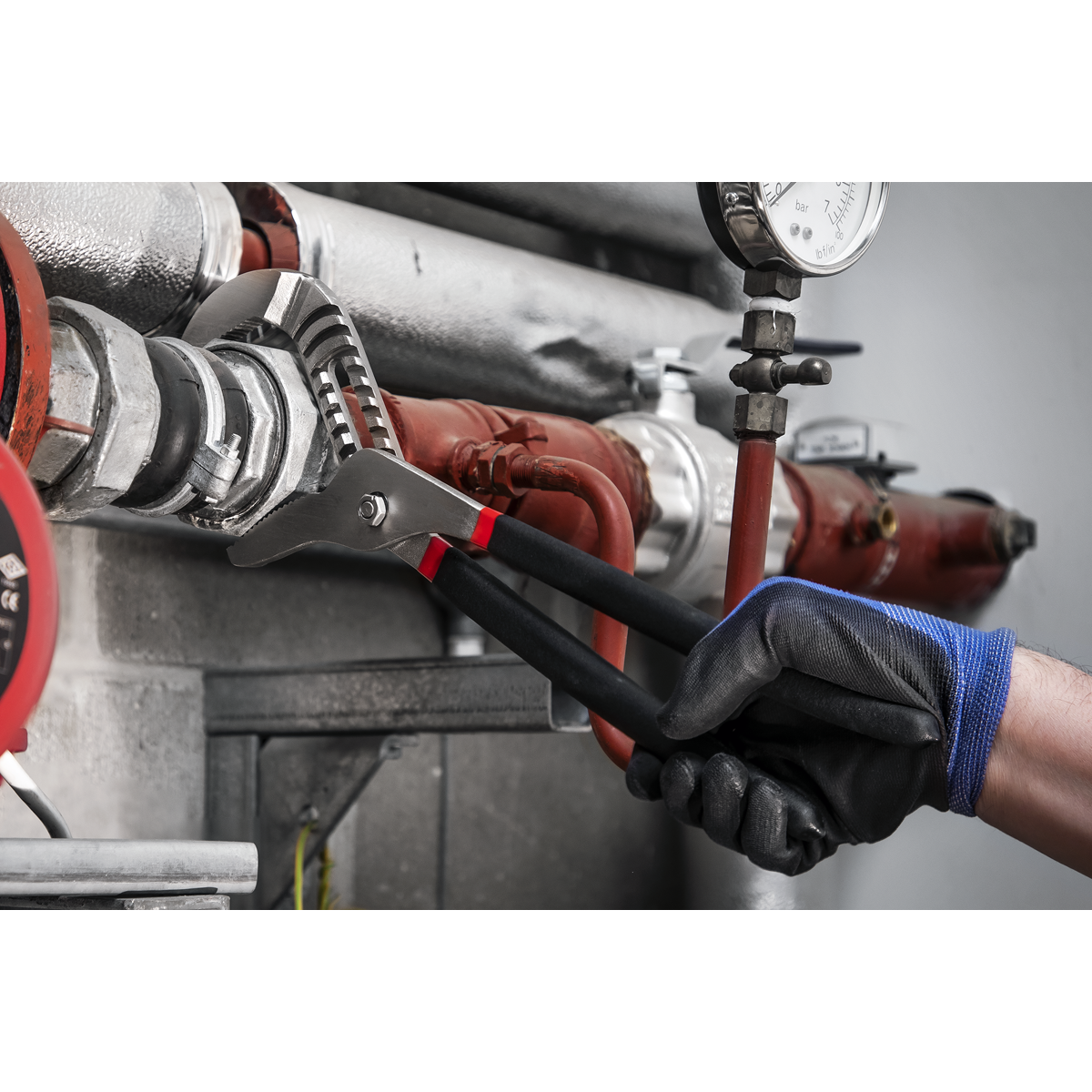 Premier AK9370 Premier Water Pump Pliers Ni-Fe Finish 400mm