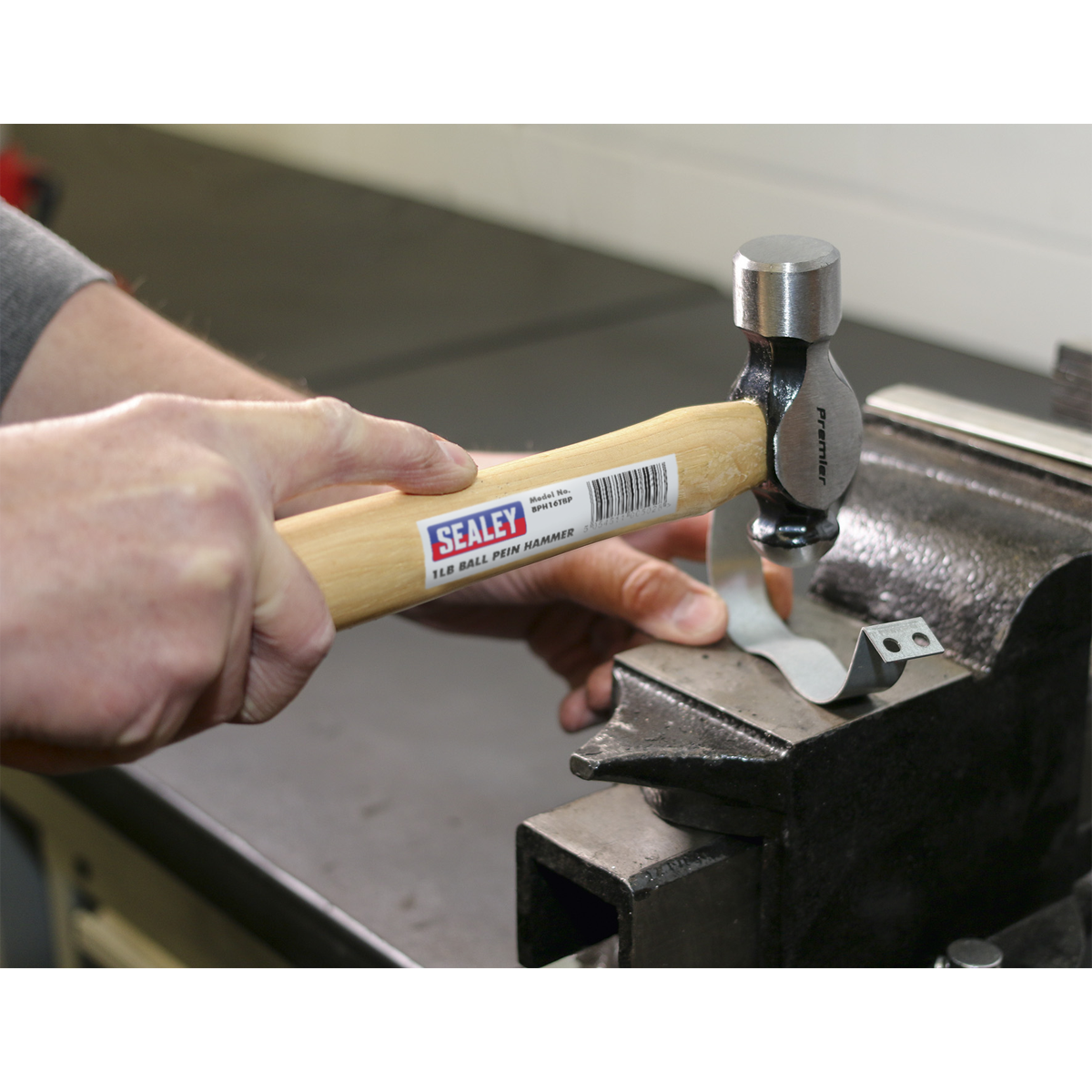 Premier BPH16 Premier Ball Pein Hammer with Hickory Shaft 1lb