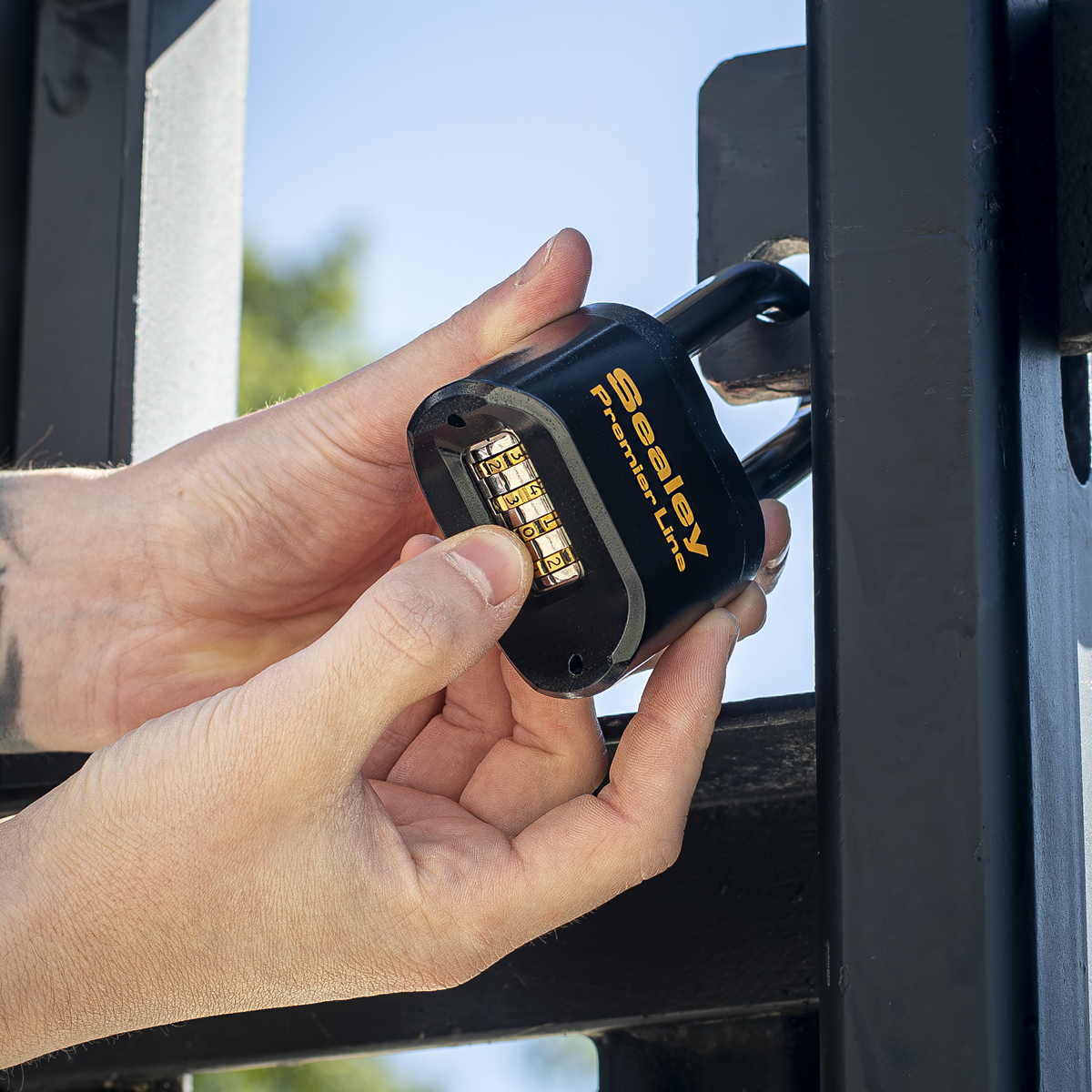 Premier PL603L Premier™ Steel Body Combination Padlock Long Shackle 62mm