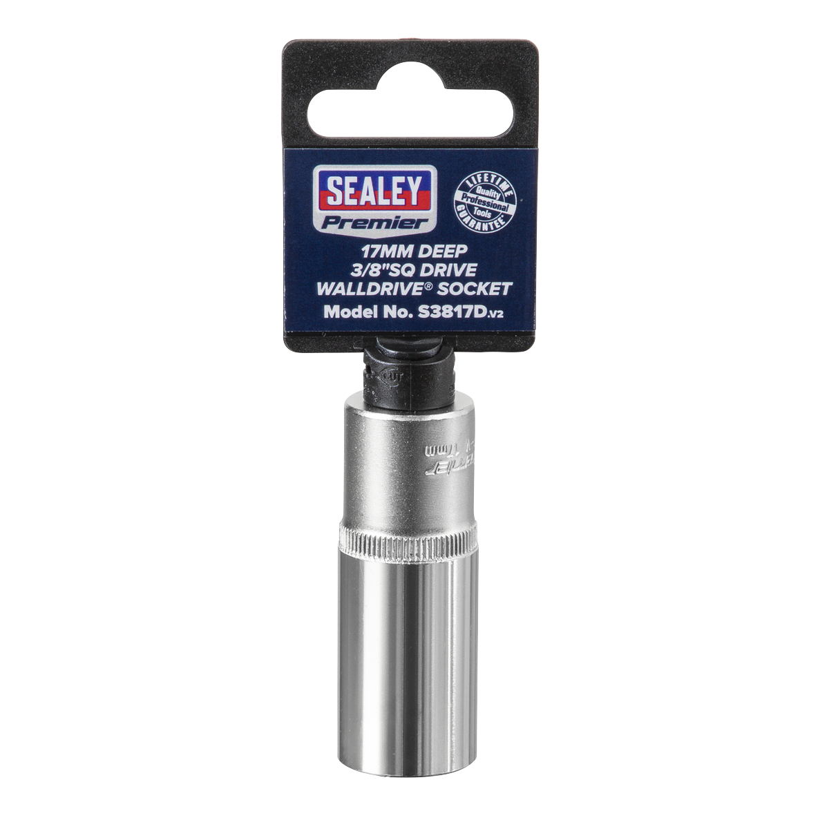 Premier S3817D Premier Deep Socket 3/8"Sq Drive 17mm