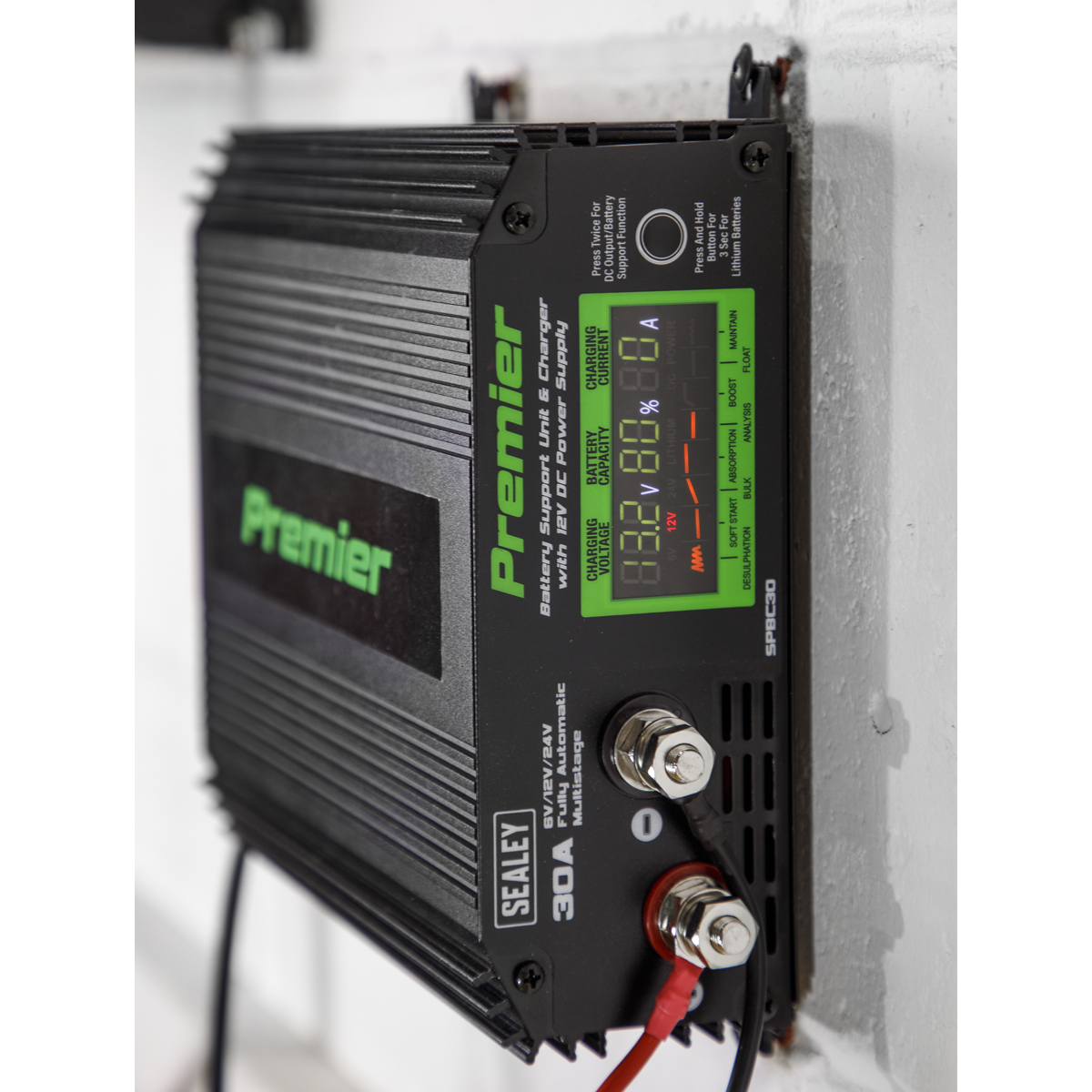 Premier SPBC30 Premier Battery Support Unit Charger & Maintainer 30A