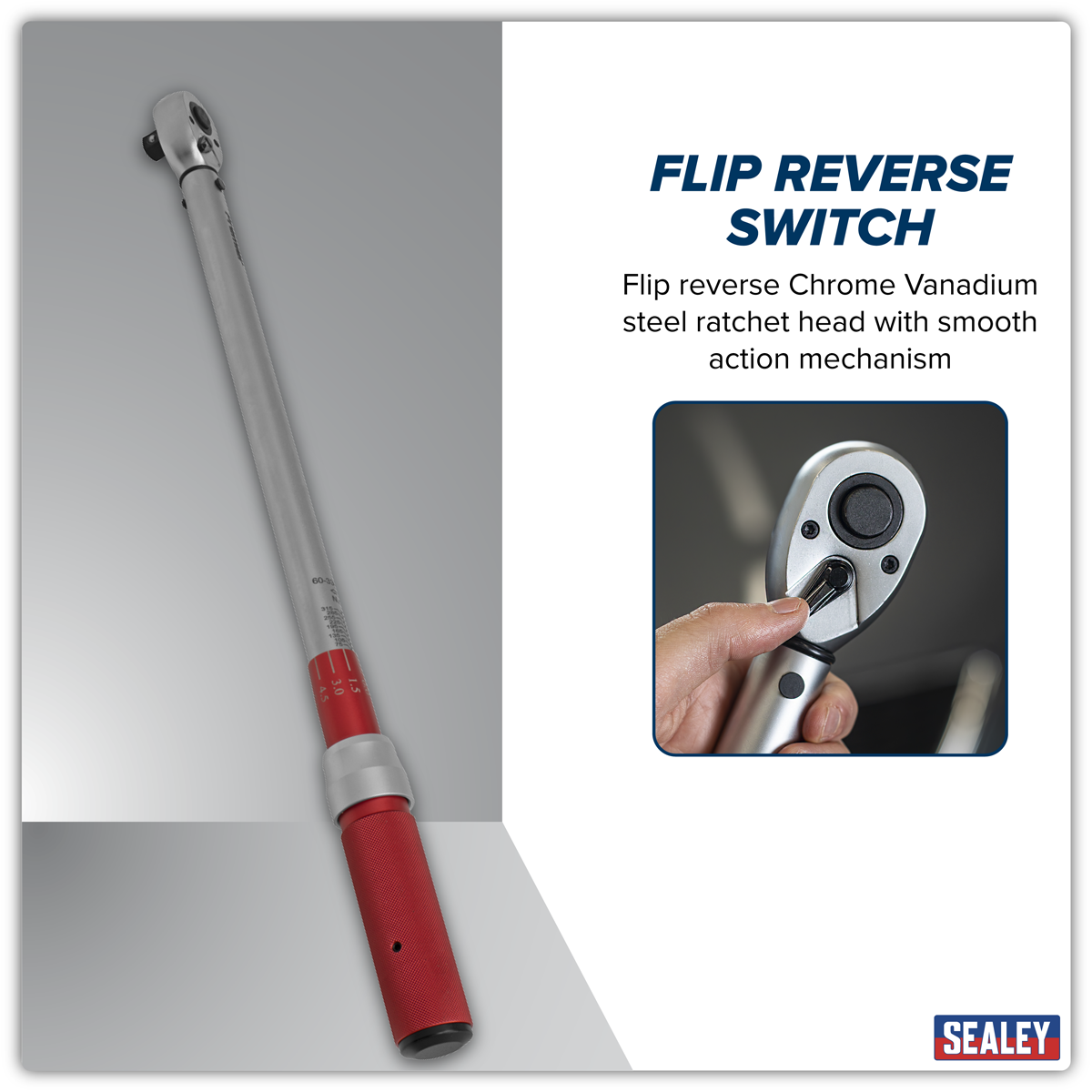 Premier STW905 Premier Calibrated Micrometer Torque Wrench 1/2"Sq Drive 60-330Nm