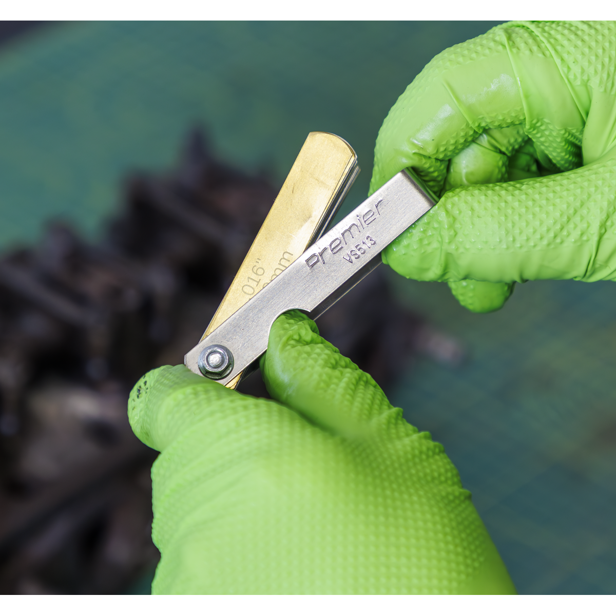 Premier VS513 Premier Combination Steel/Brass Dual Marked Feeler Gauge 36 Blade