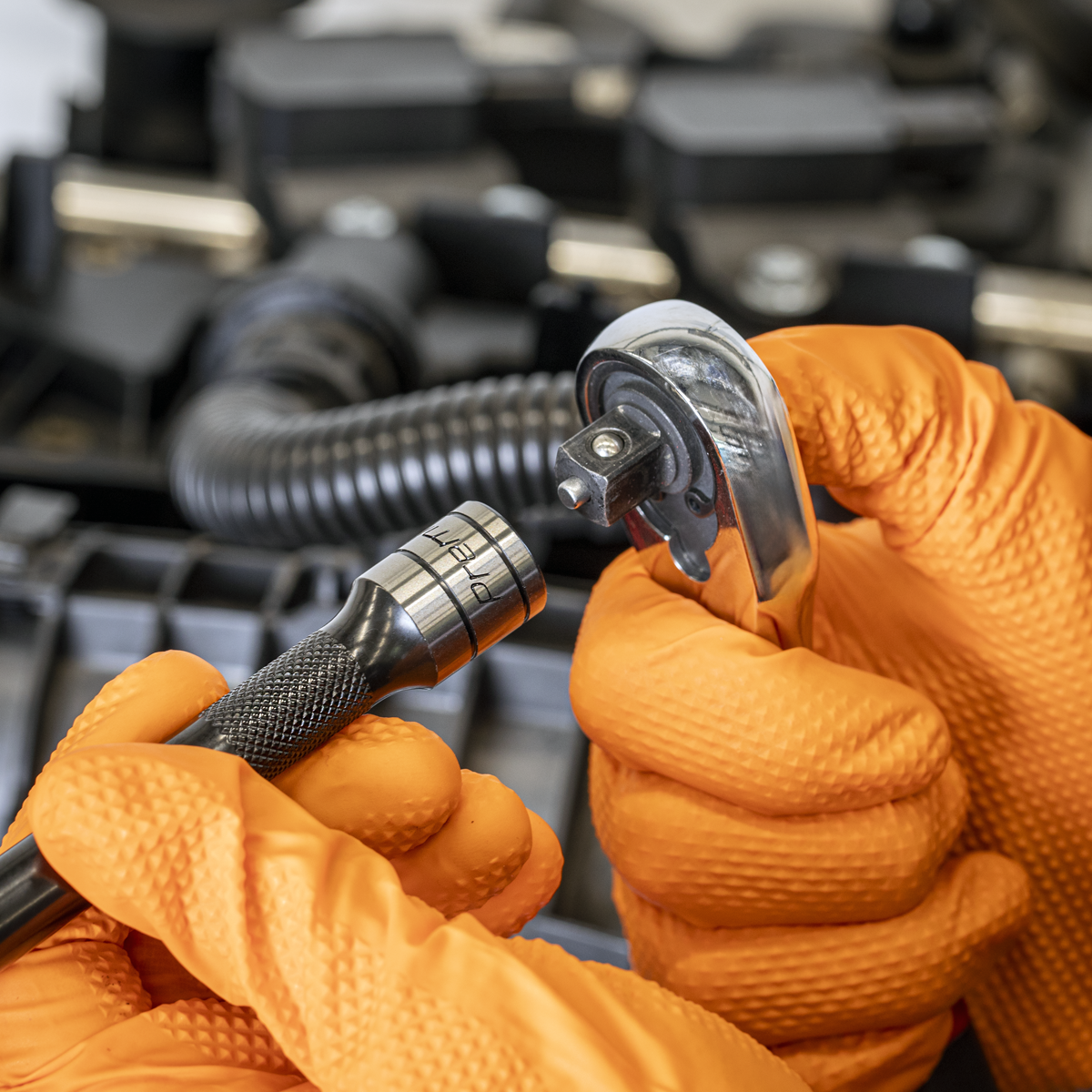 Premier Black AK7693 Premier Black Wobble/Rigid Extension Bar Set 1/4", 3/8" & 1/2"Sq Drive 9pc - Premier Black