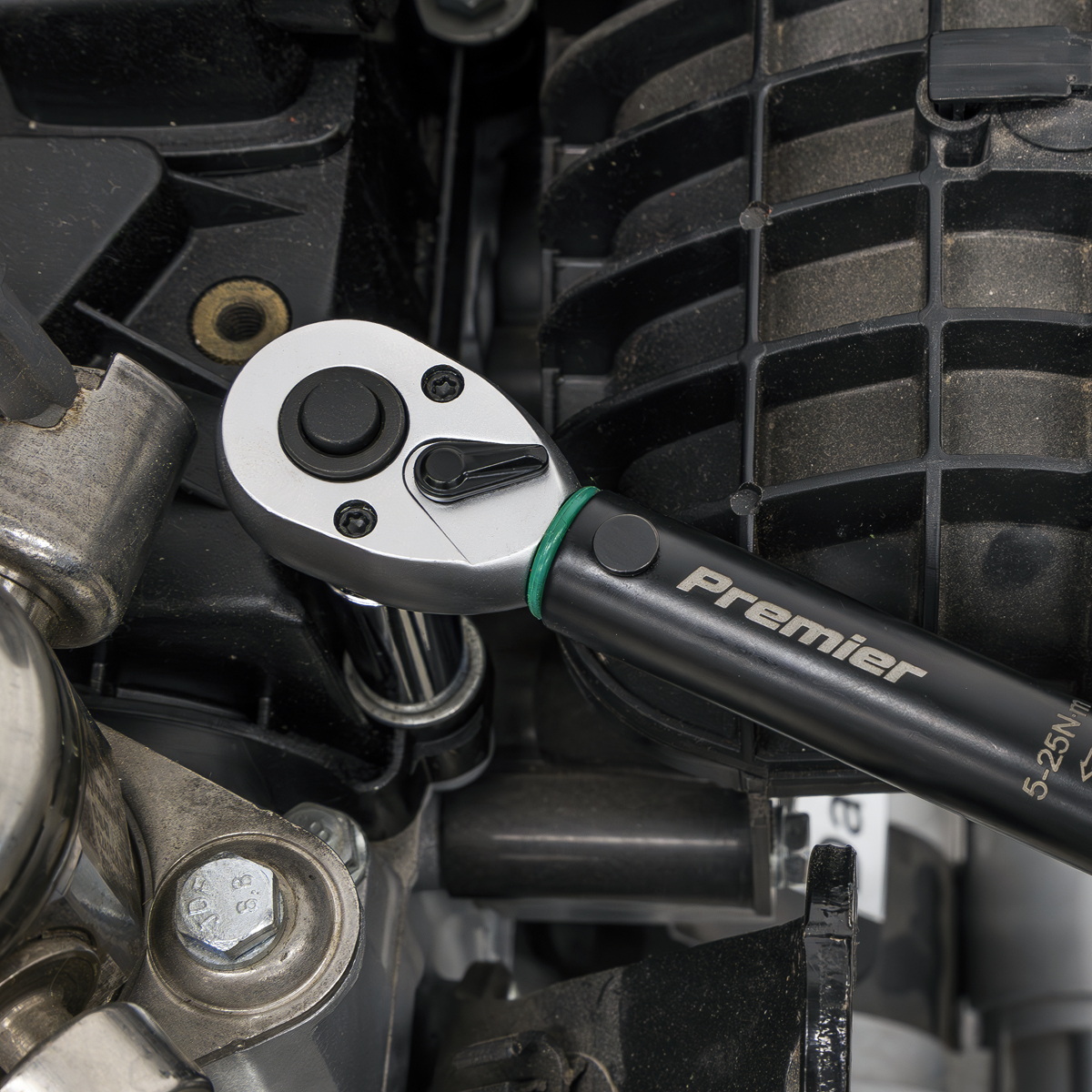 Premier Black STW901B Torque Wrench Micrometer 1/4"Sq Drive Calibrated 5-25Nm - Premier Black