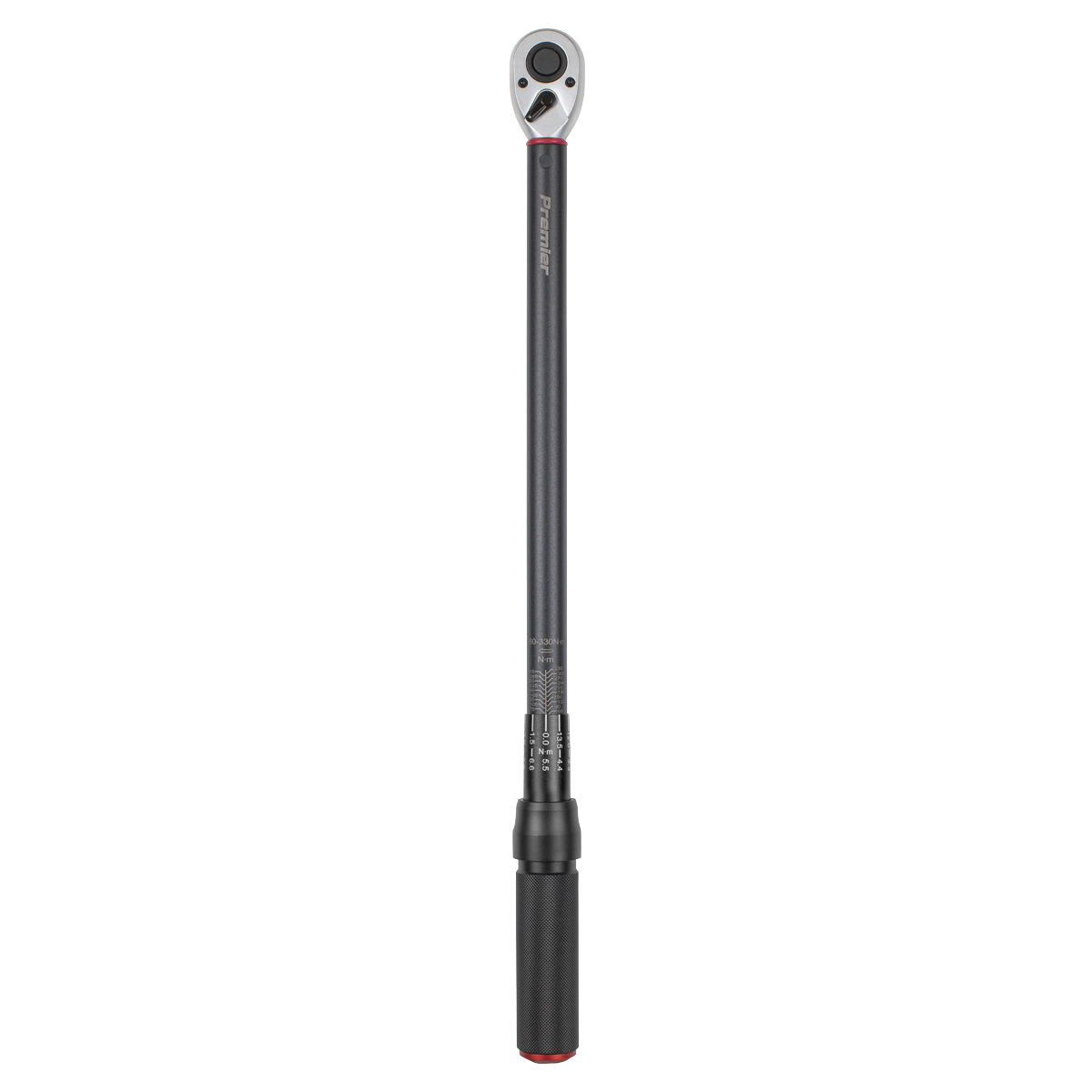 Premier Black STW905B Torque Wrench Micrometer 1/2"Sq Drive Calibrated 60-330Nm - Premier Black