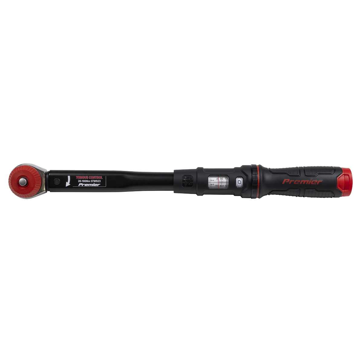 Premier Black STW923 Premier Black Calibrated Micrometer Torque Wrench with 3/8"Sq Push-Through Drive 20-100Nm