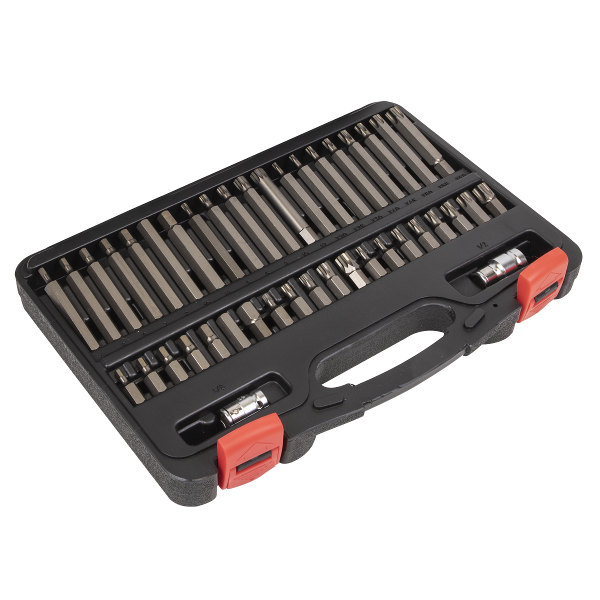 Premier Platinum AK21942P Premier TRX-Star*/Hex/Spline Bit Set 3/8" & 1/2"Sq Drive 42pc