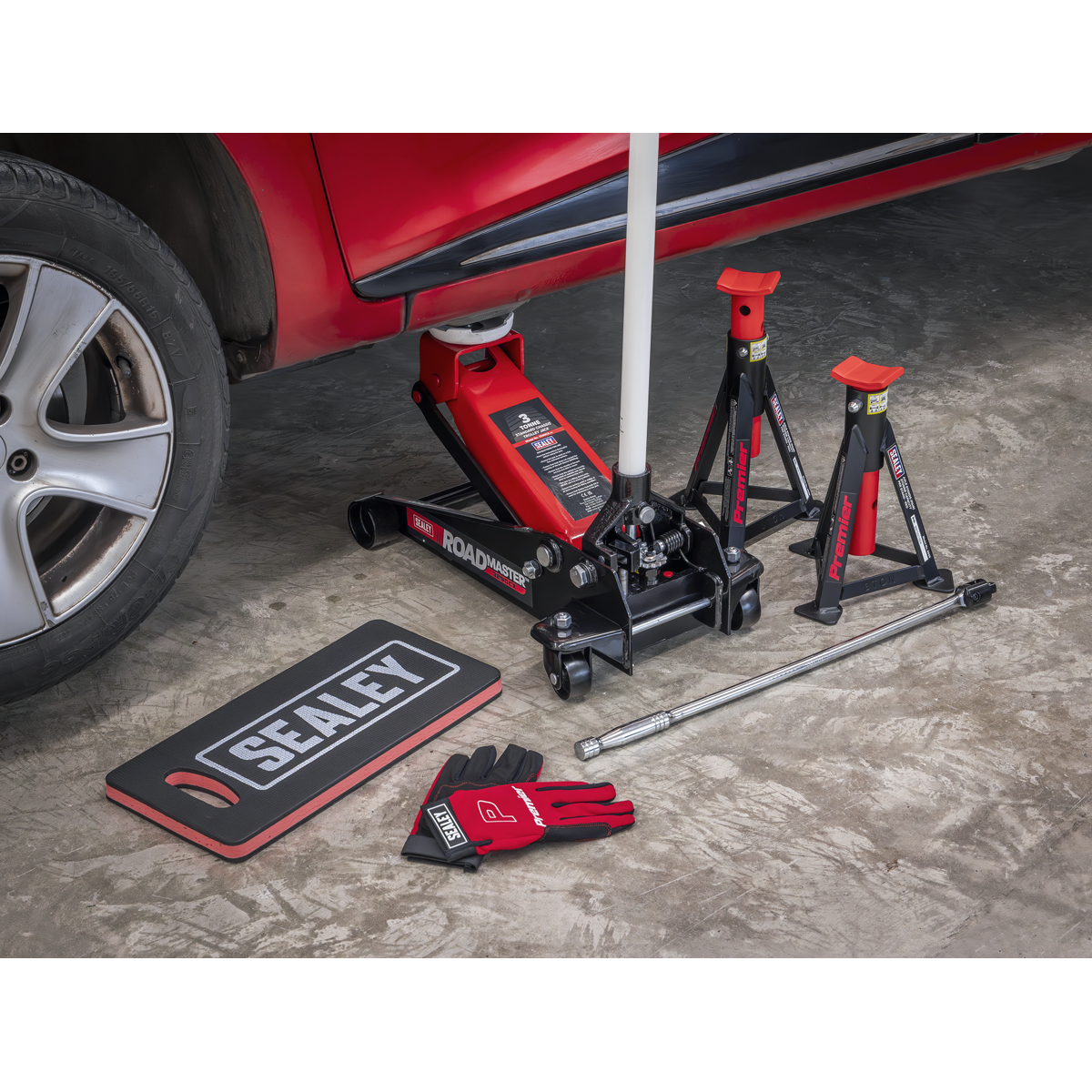 Sealey 3290CXCOMBO Trolley Jack Combo 3 Tonne